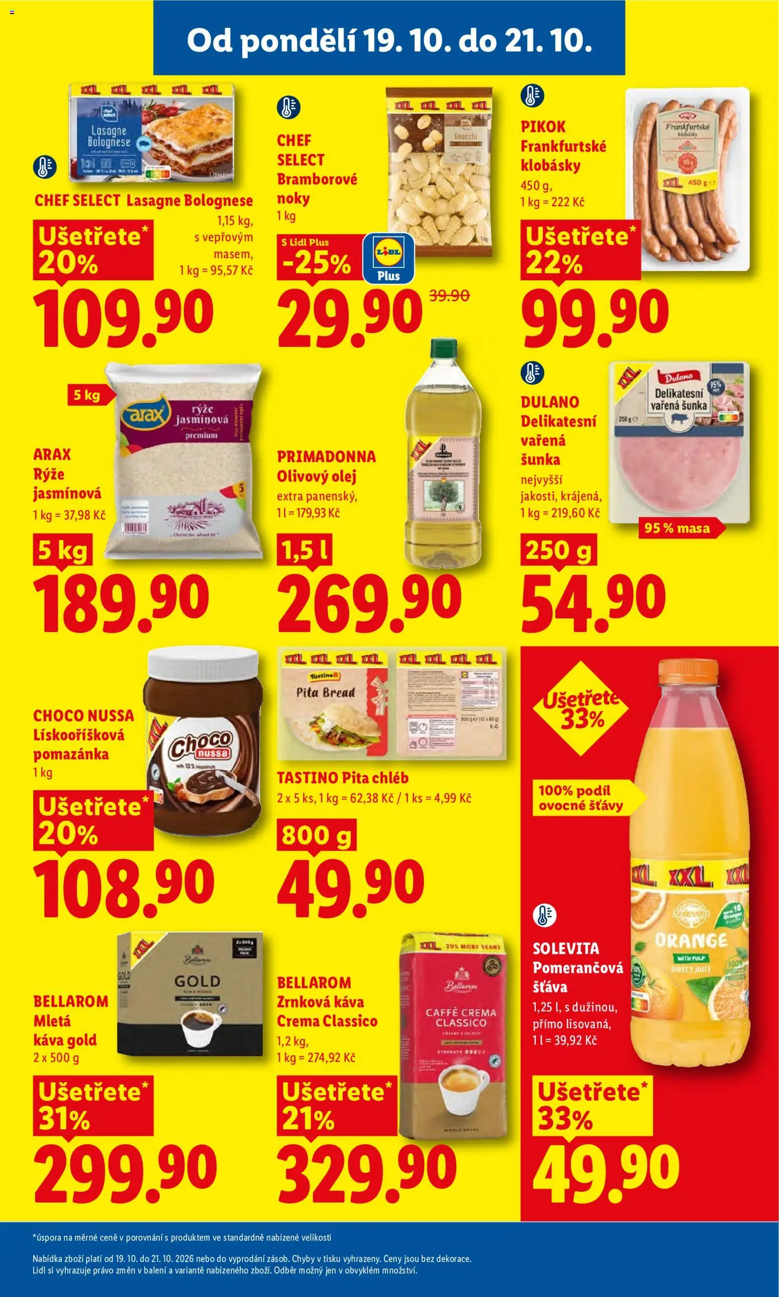 Lidl leták Leták in Česko