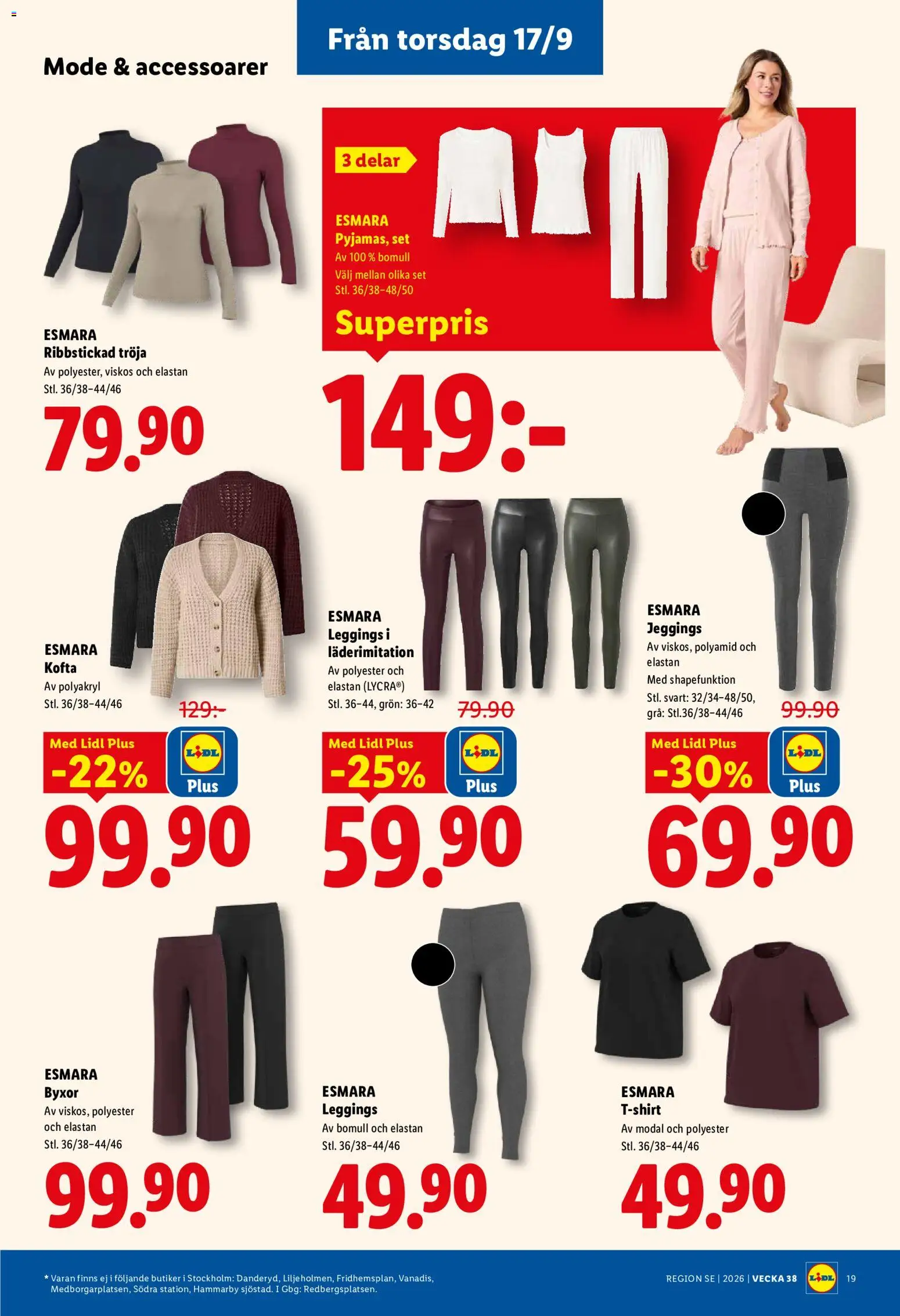 Lidl erbjudanden Reklamblad in Sverige