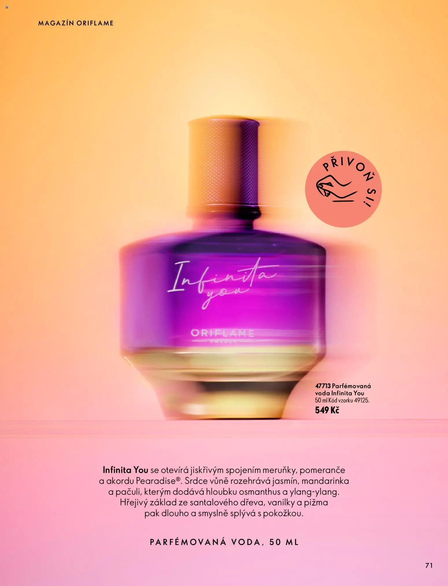 Oriflame katalog Novage+ Proceuticals Leták in Česko