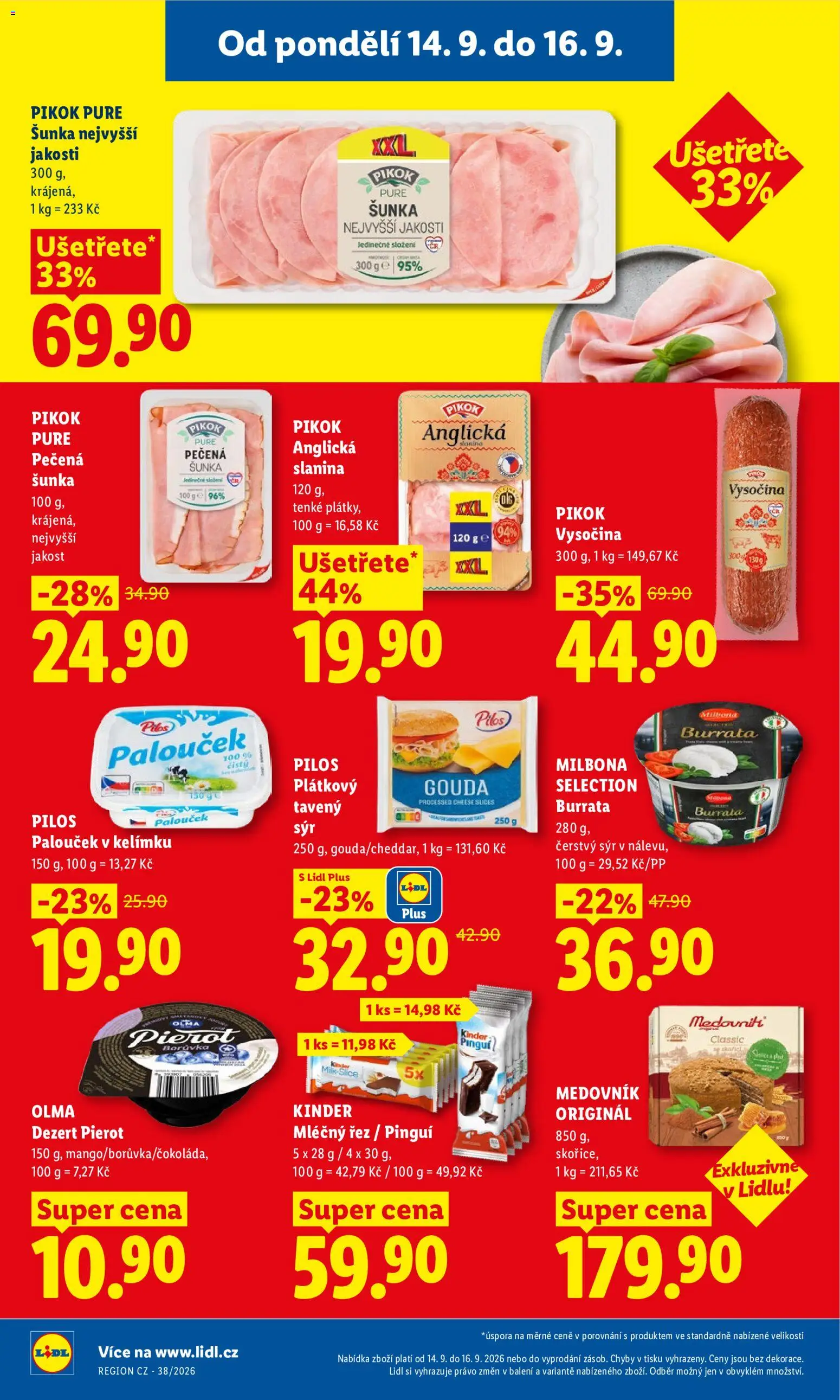 Lidl leták Leták in Česko