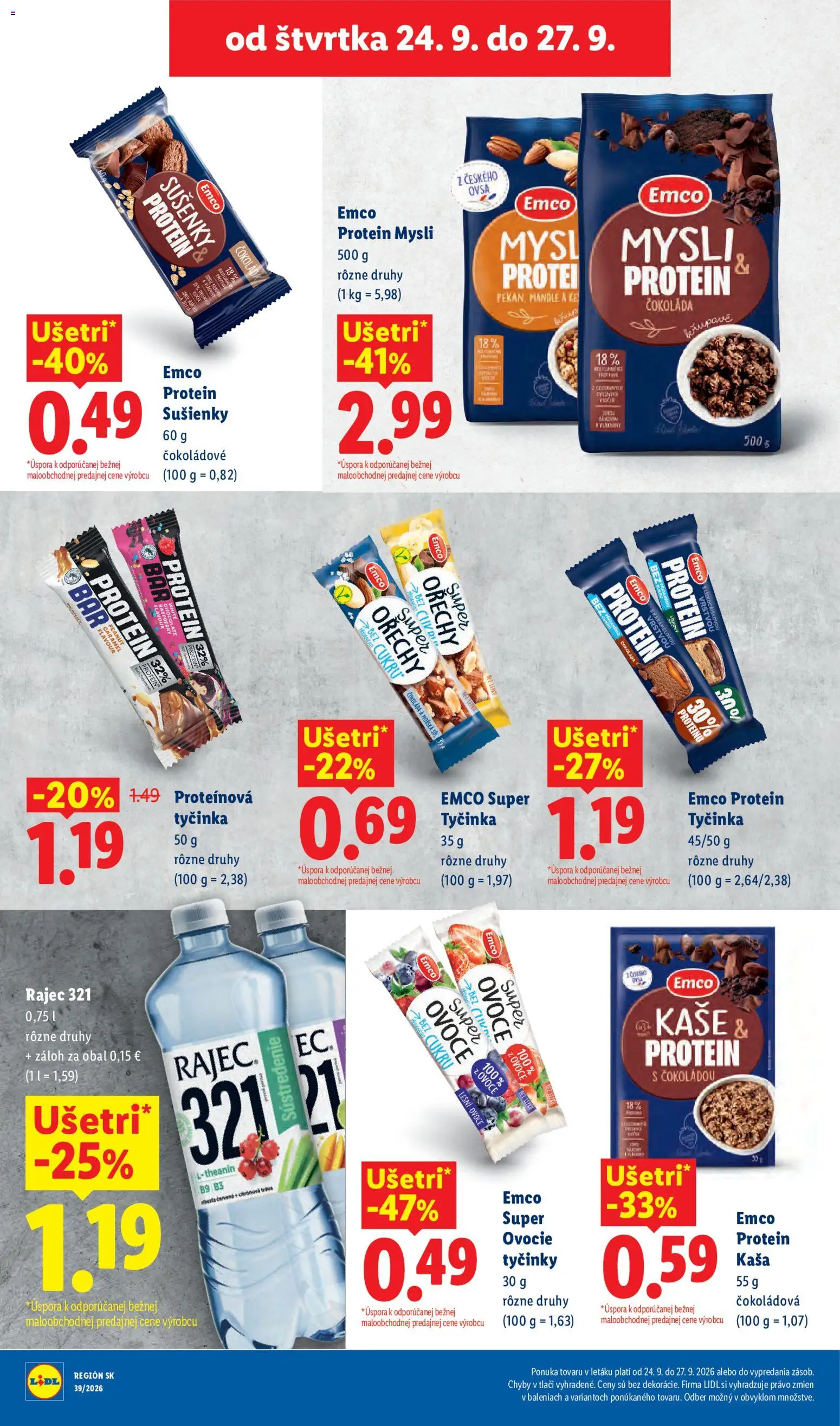 Lidl leták Leták in Slovensko