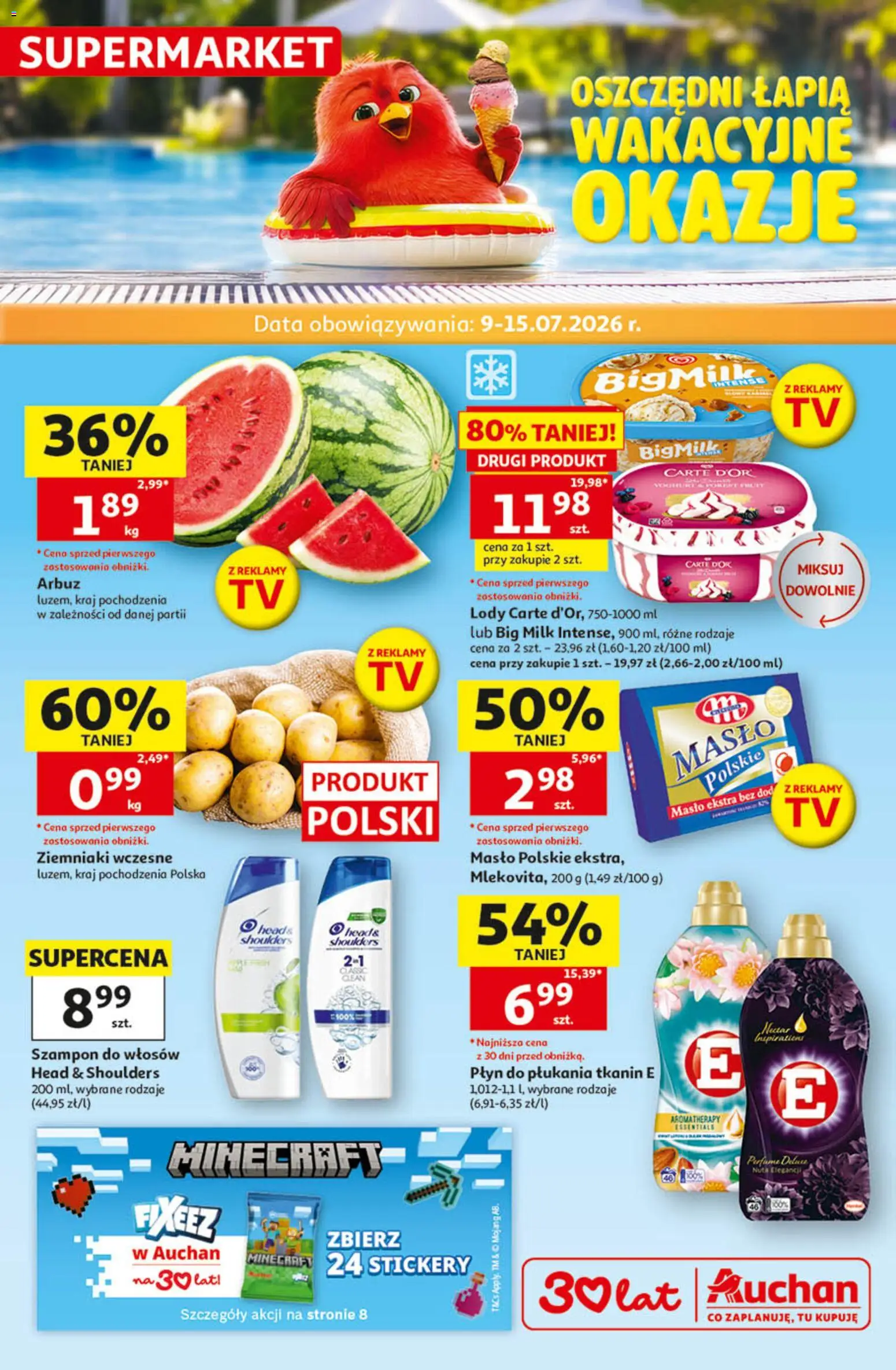 Auchan gazetka od 09.07.2026 | 🔥 Mega okazje, które musisz zobaczyć! | Polska