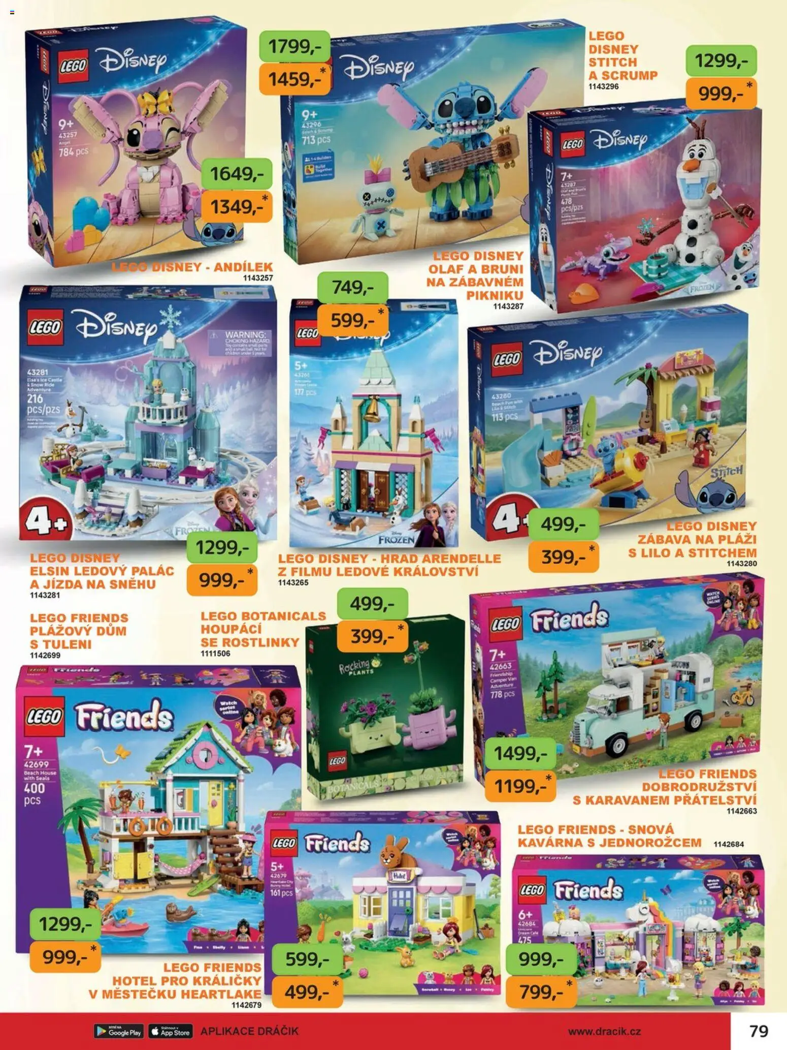 Dráčik katalog - Vánoce Leták in Česko