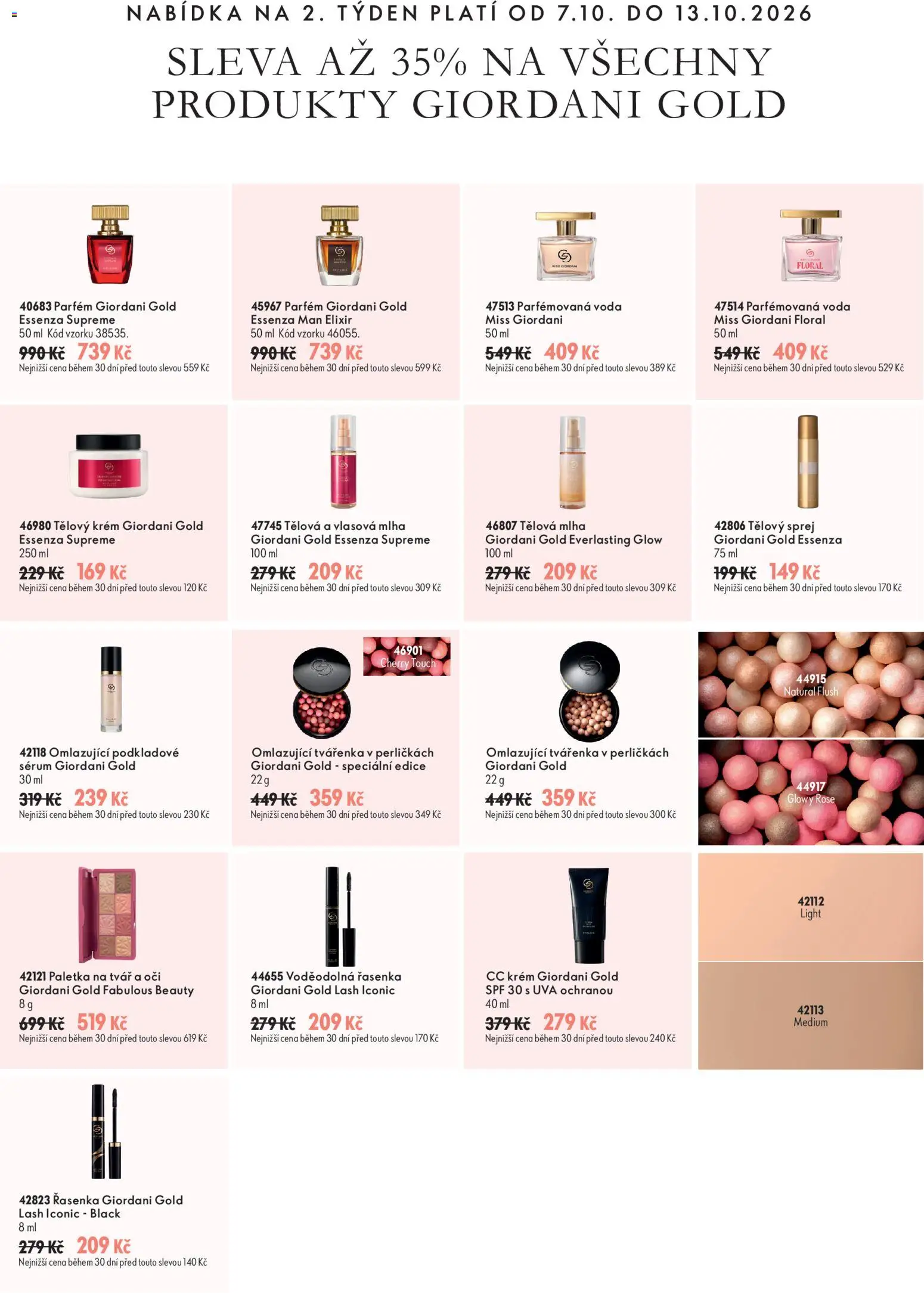 Oriflame katalog č. 14/2026 Leták in Česko