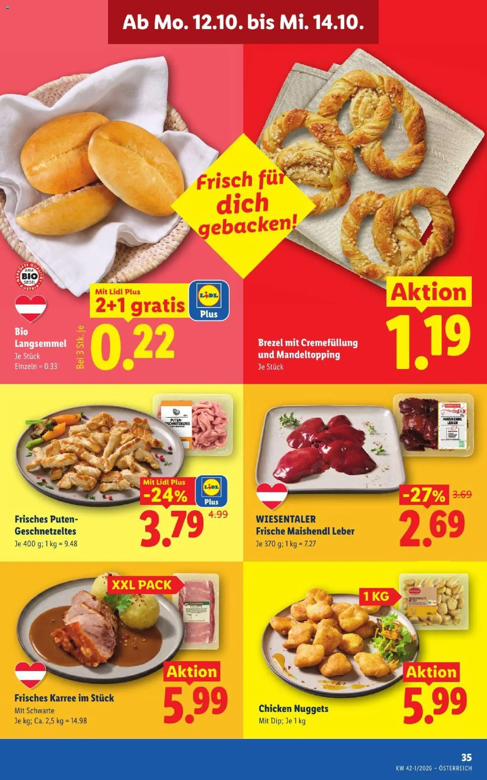 Lidl Flugblatt Flugblatt in Österreich