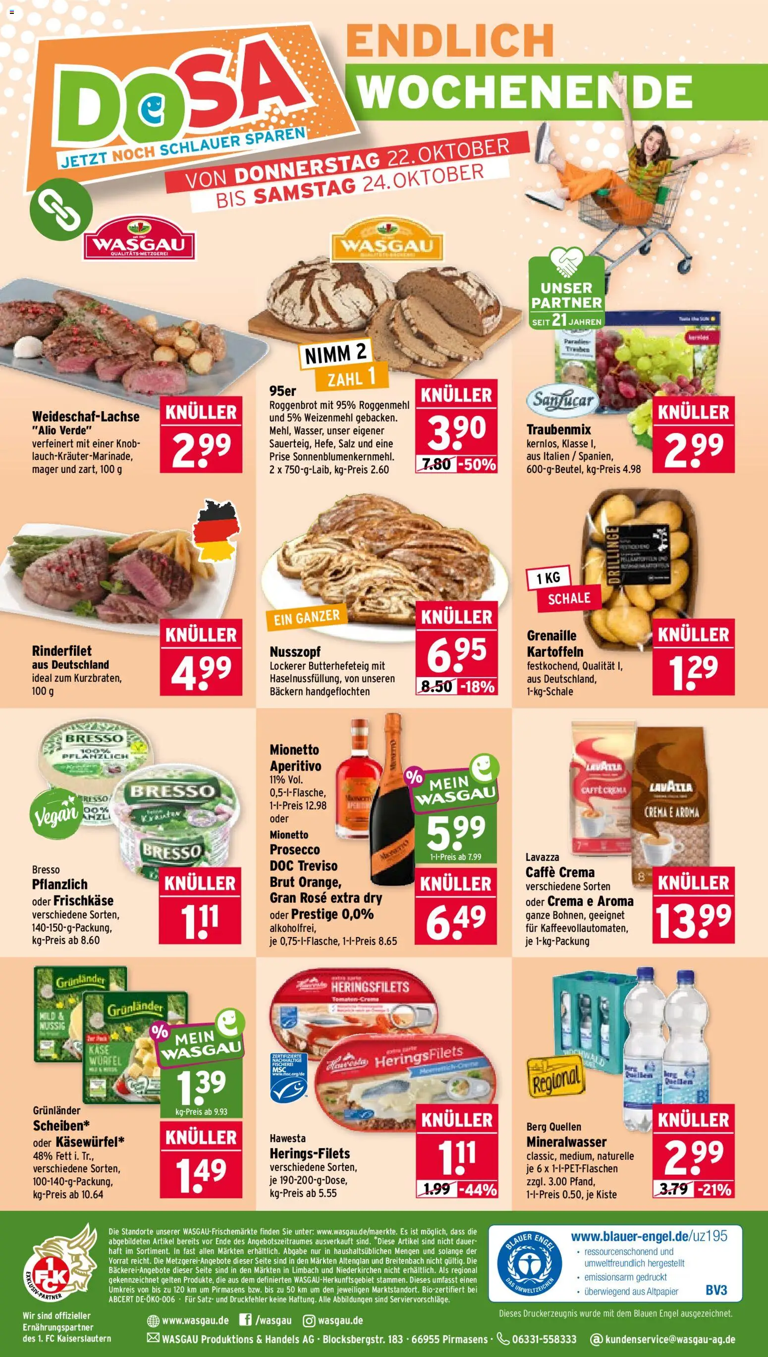 Wasgau Prospekt Prospekt in Deutschland
