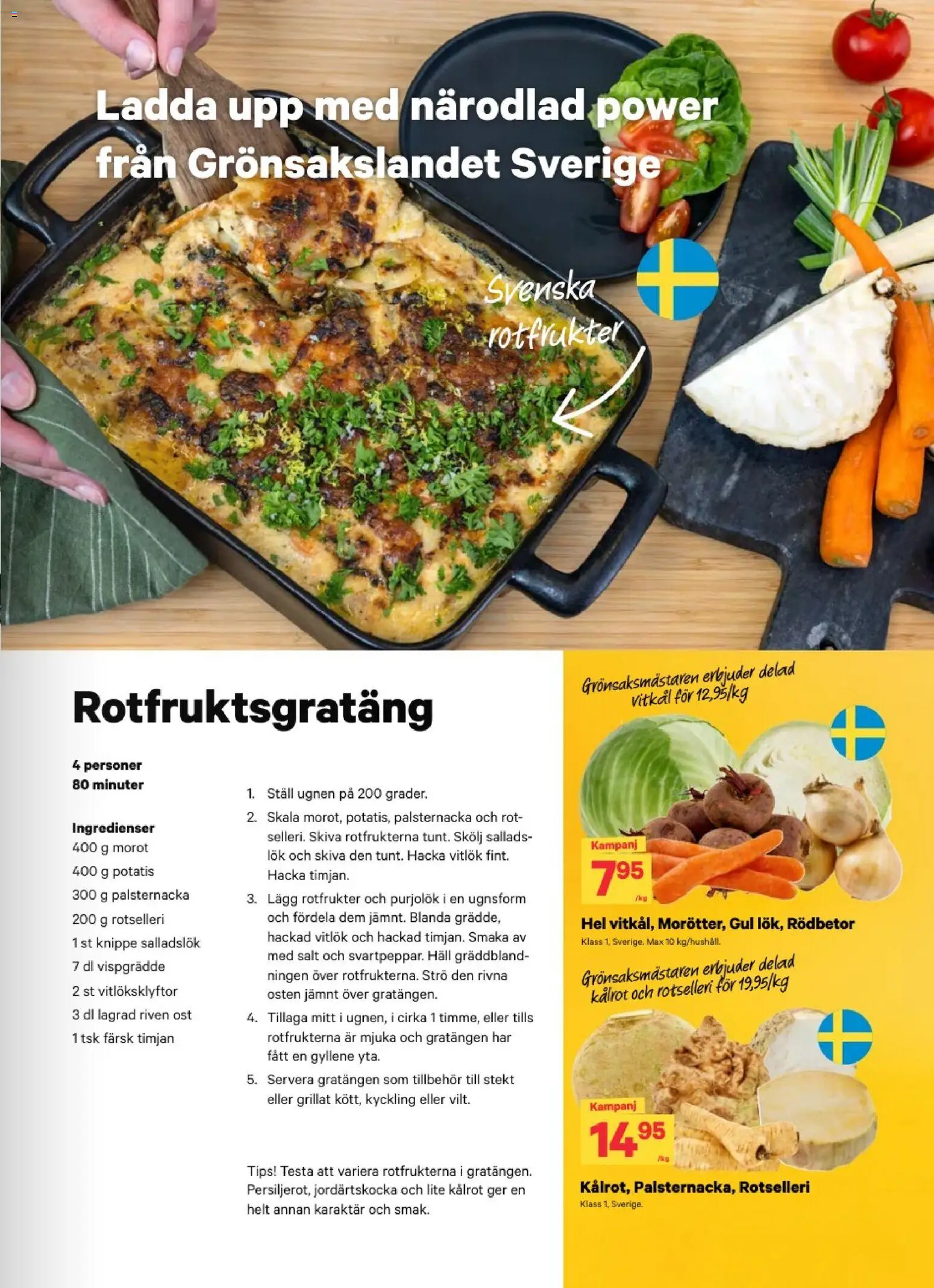 City Gross erbjudanden Reklamblad in Sverige