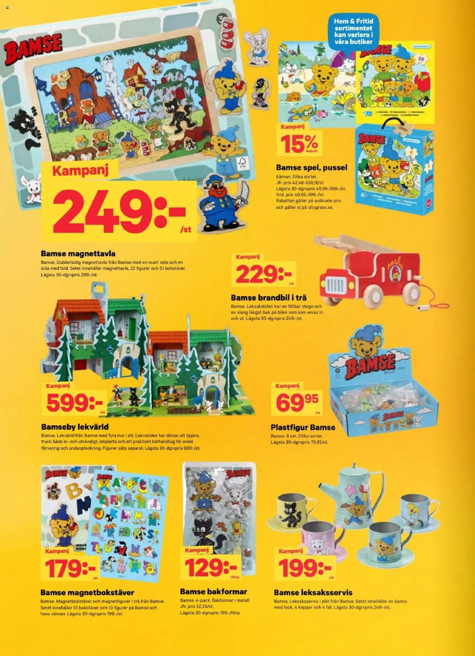 City Gross erbjudanden Reklamblad in Sverige