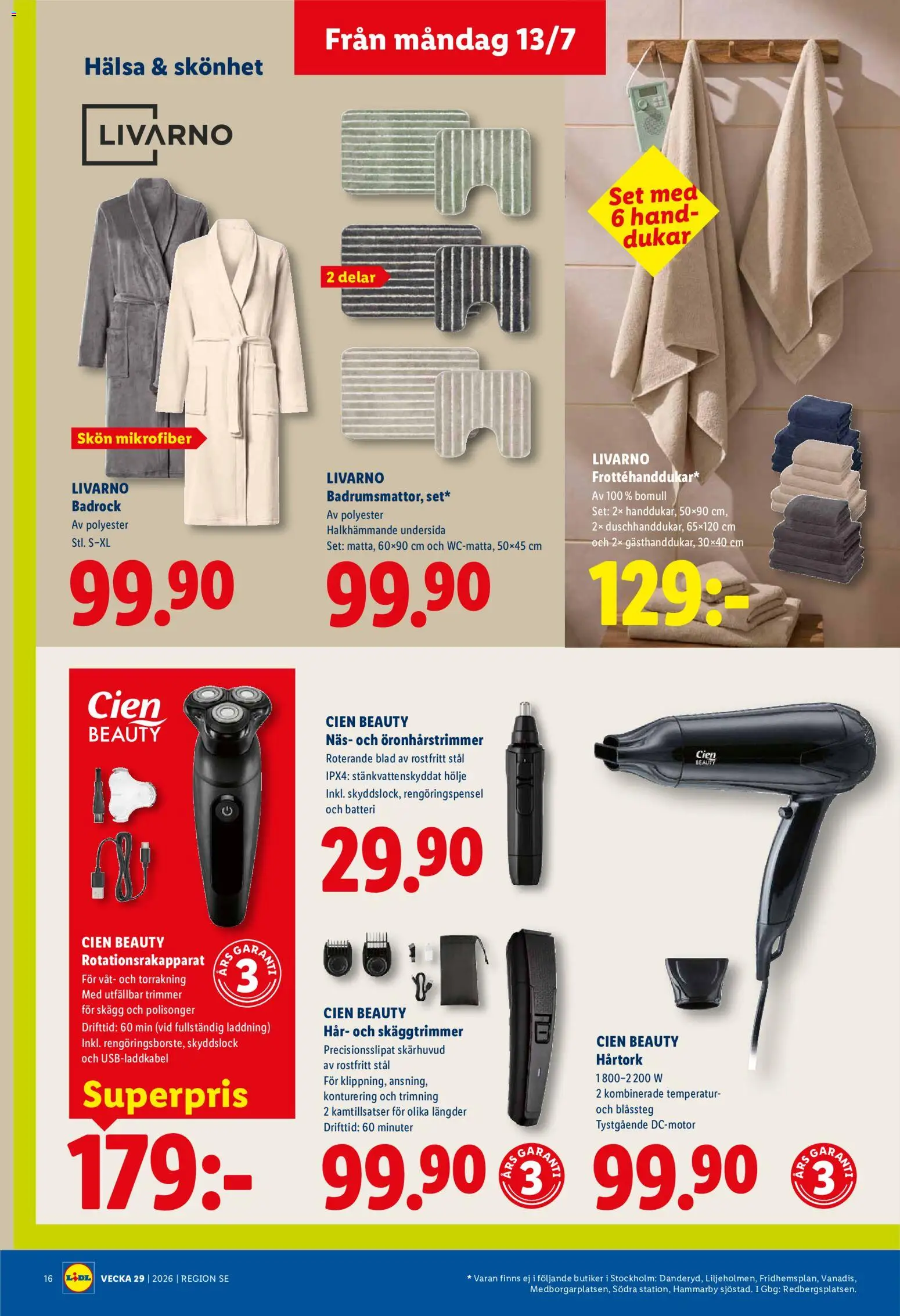 Nuvarande Lidl erbjudanden från 📣 13/07/2026 - 19/07/2026 📣 | Sverige