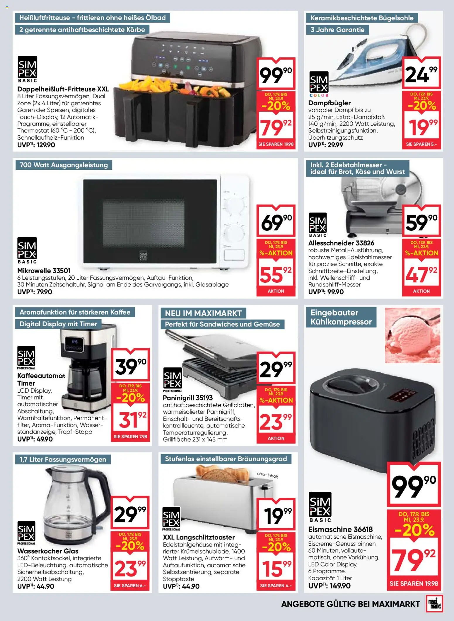 Maximarkt Flugblatt Flugblatt in Österreich