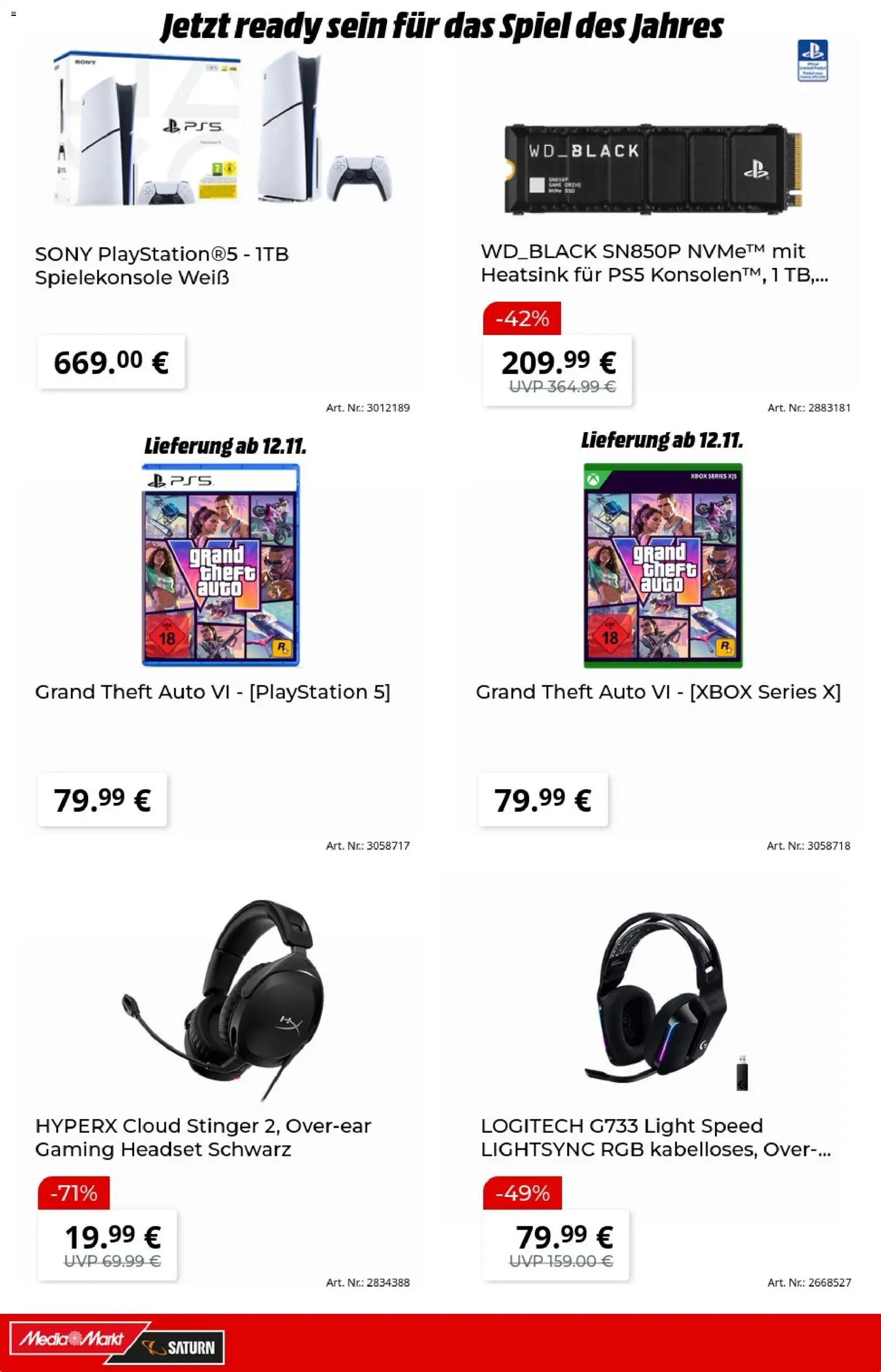 Media Markt Black Friday Prospekt in Deutschland