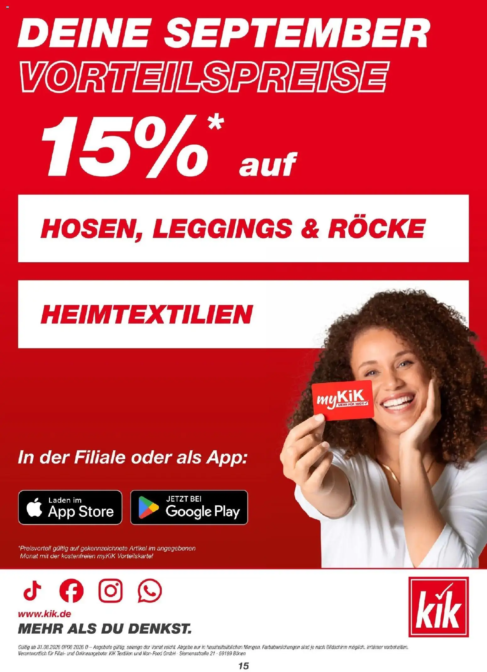 Kik Mehr für den Herbst und die besonderen Momente Prospekt in Deutschland