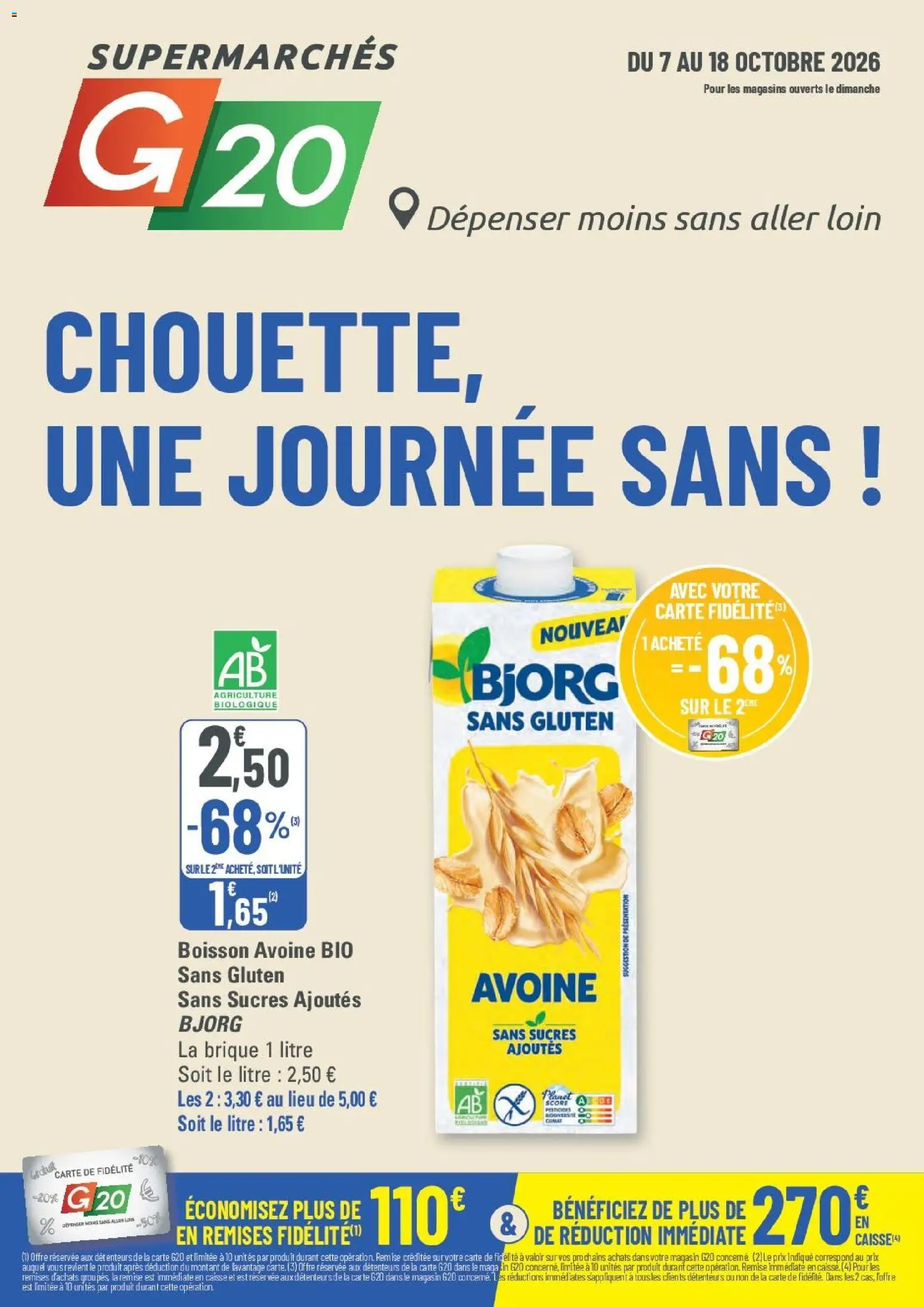 G20 Supermarchés catalogue Catalogue in France