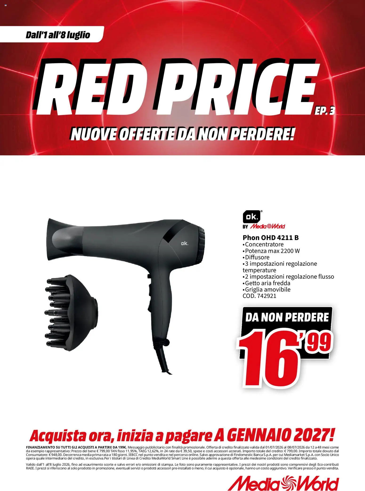 📣 Volantino Media World dal 📅 01/07/2026 - Scopri le offerte ora!🔥 | Italy