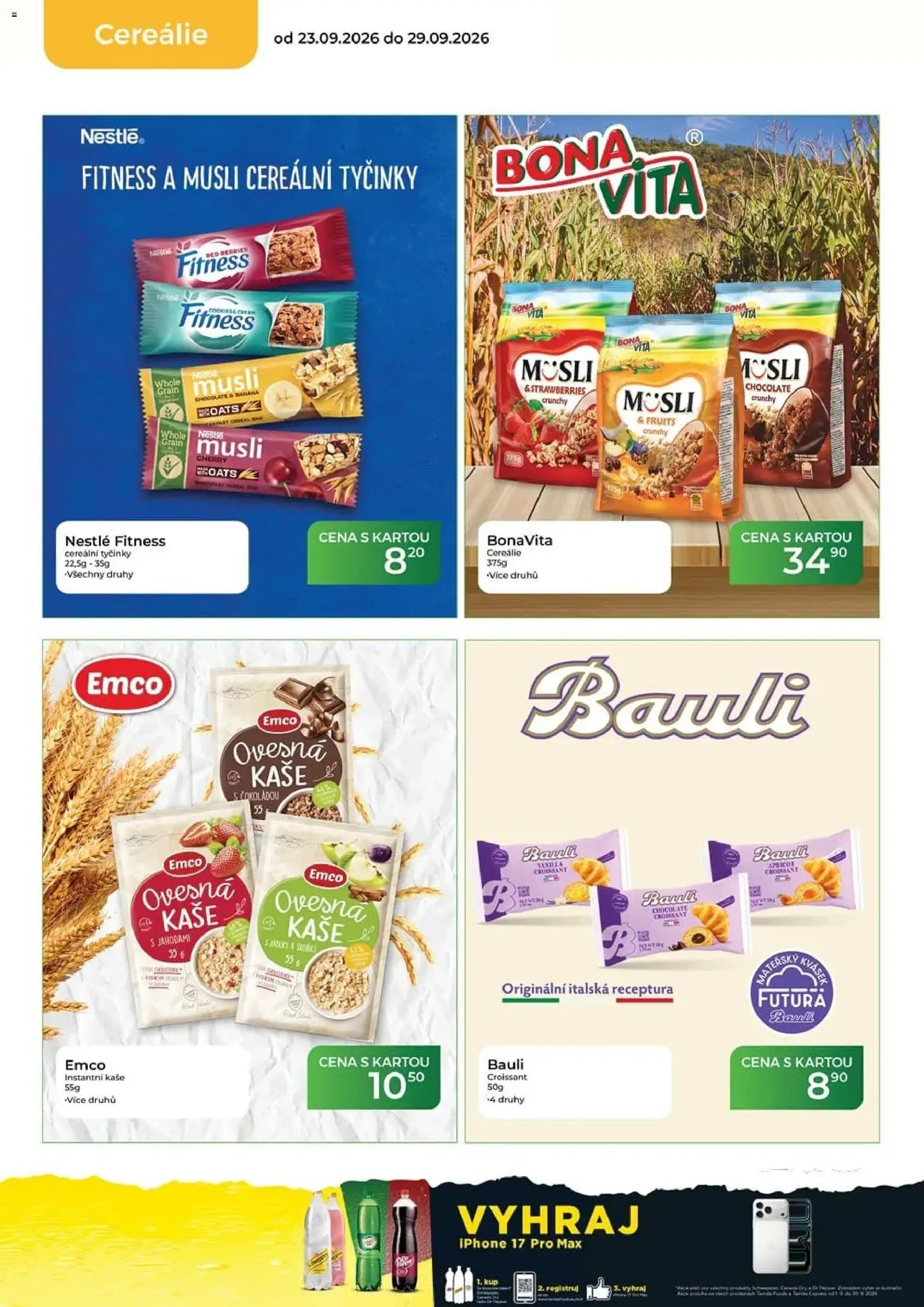 Tamda Foods leták Leták in Česko
