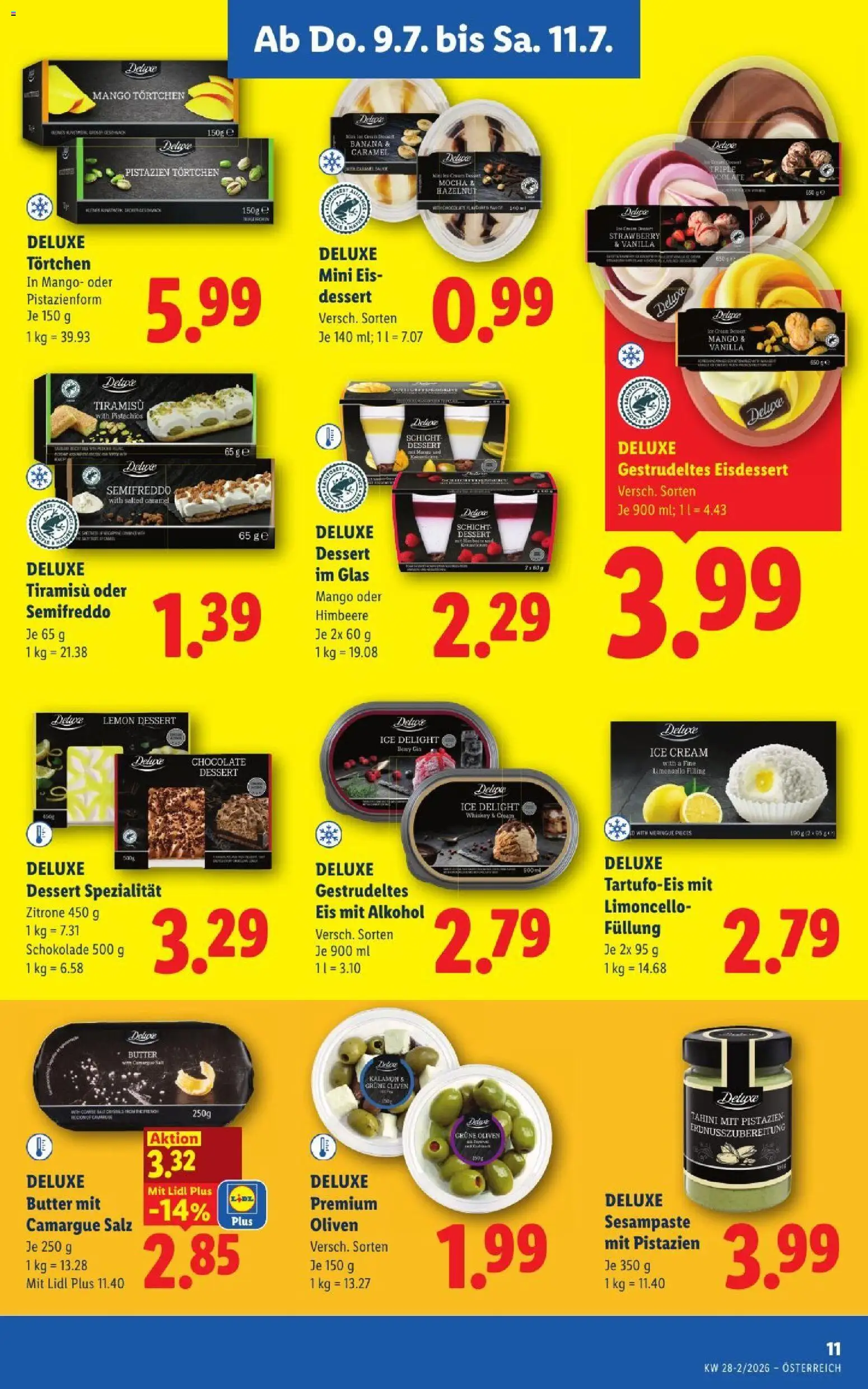Jetzt sparen im Lidl - Flugblatt | 09.07.2026 ✳️ Angebote ab Donnerstag | Österreich