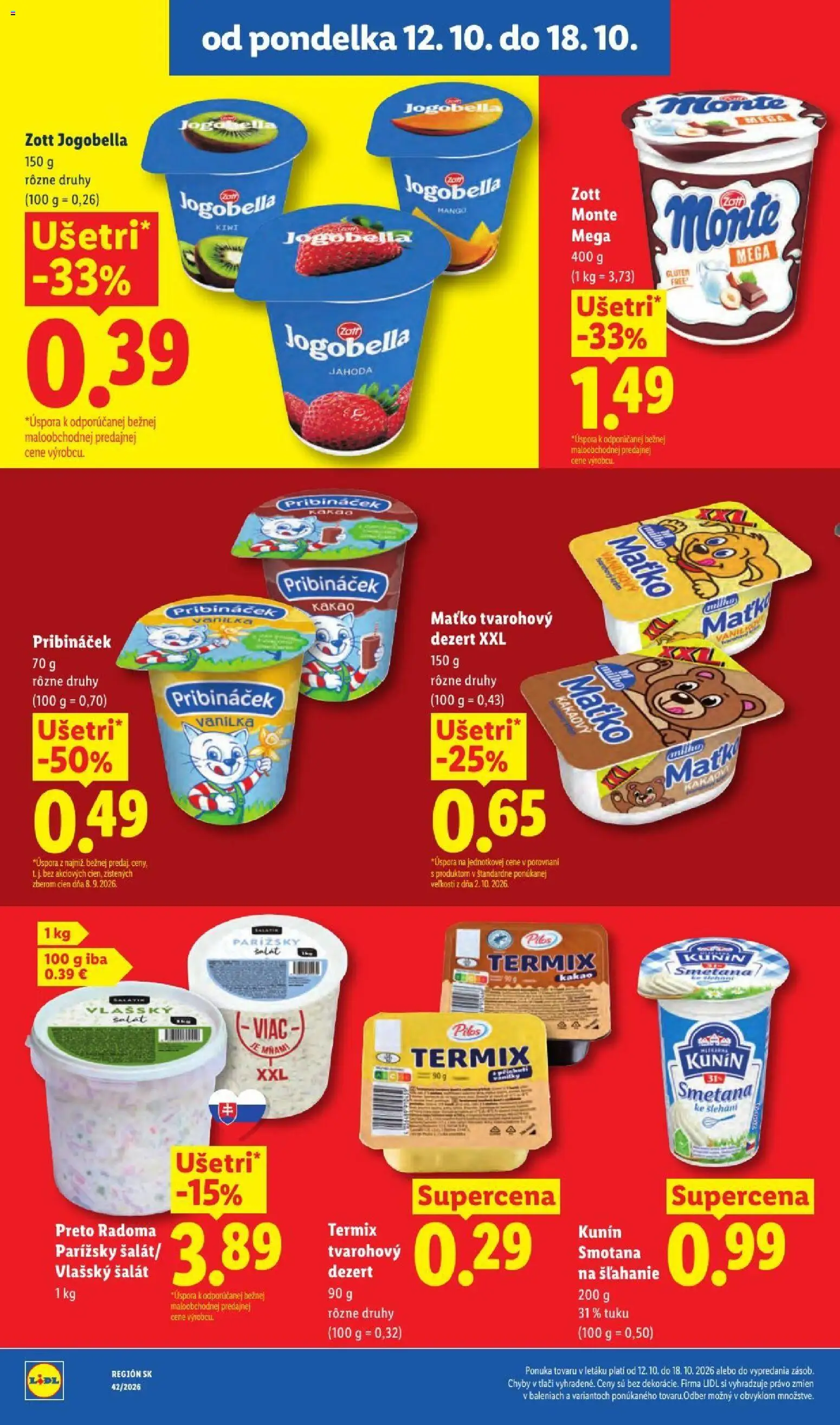Lidl leták Leták in Slovensko