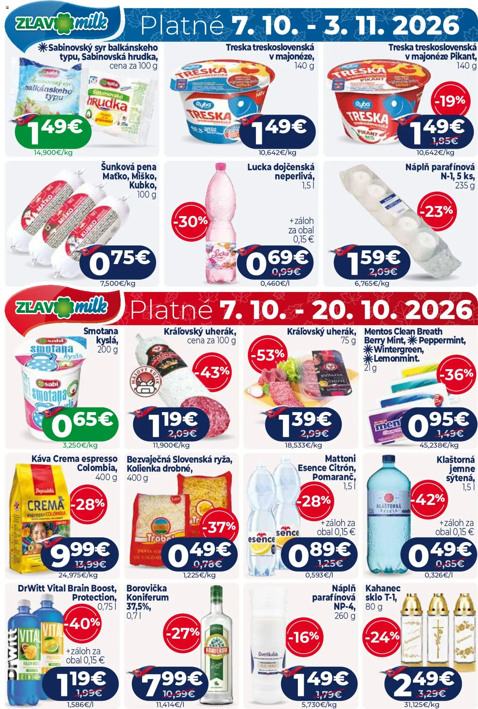 Milk Agro leták Leták in Slovensko