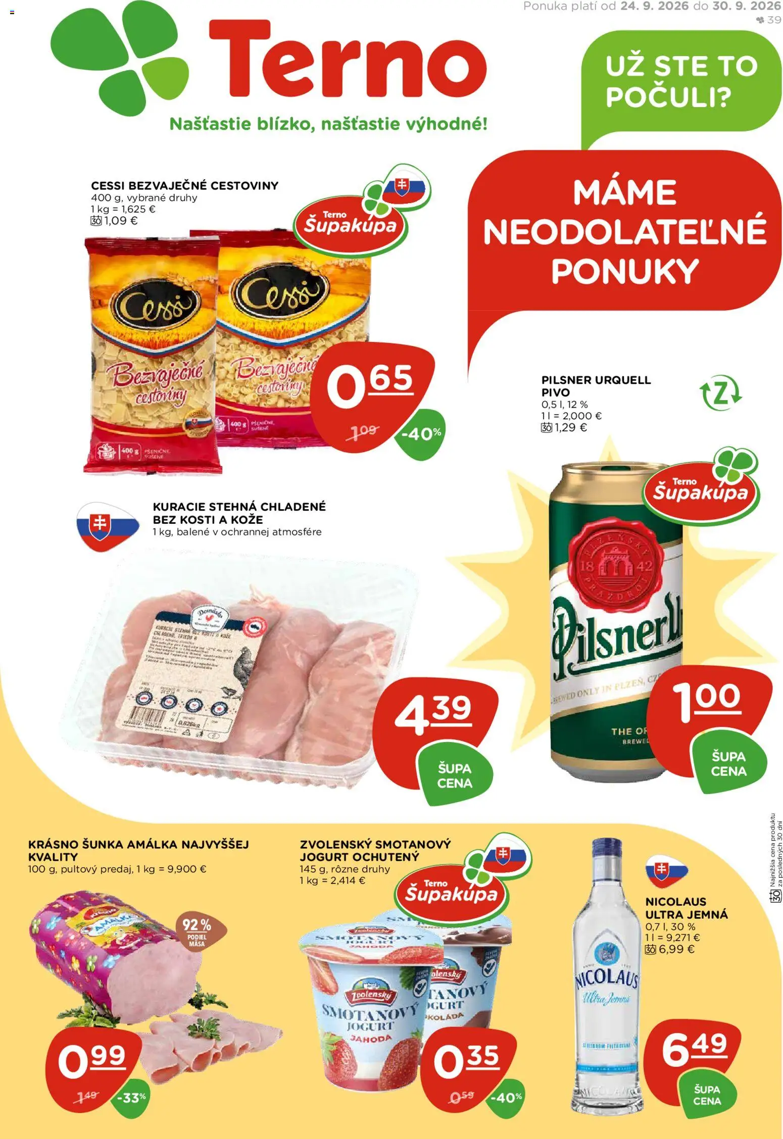 Terno leták Leták in Slovensko