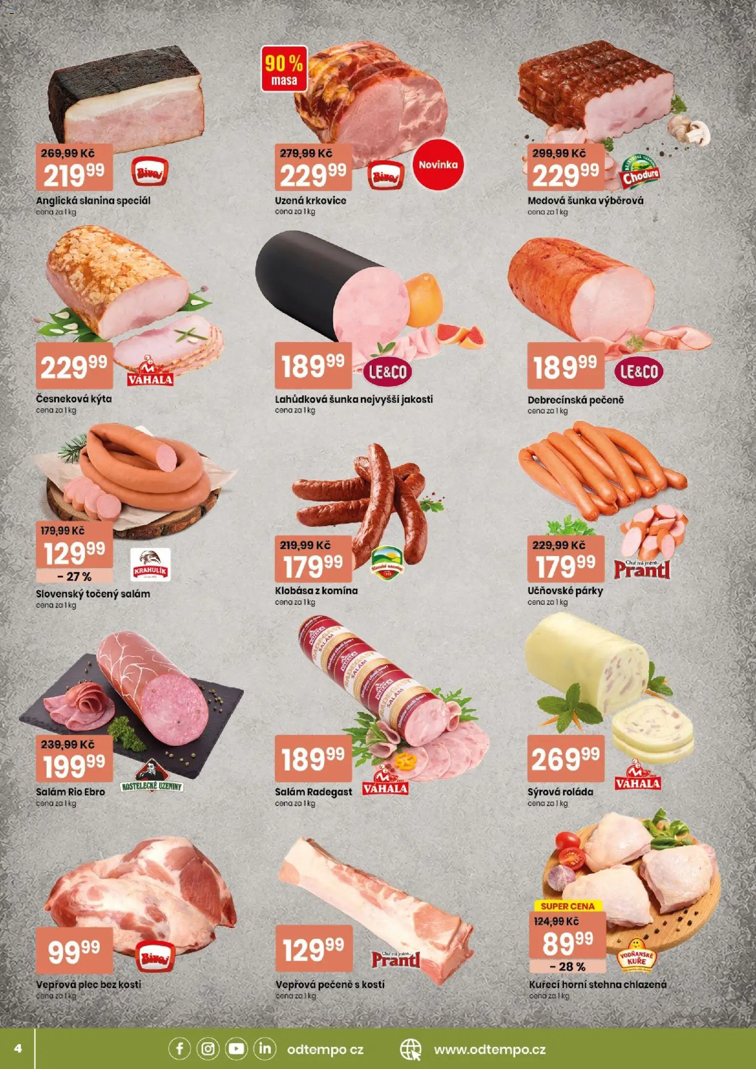 Tempo leták Leták in Česko