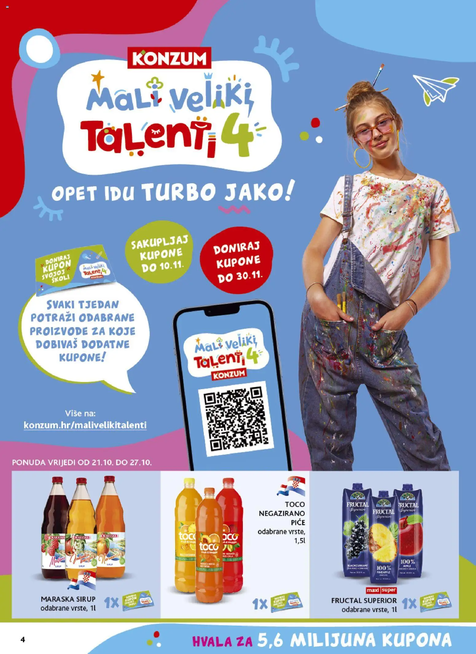 Konzum HR akciós újság Akciós újság in Magyarország