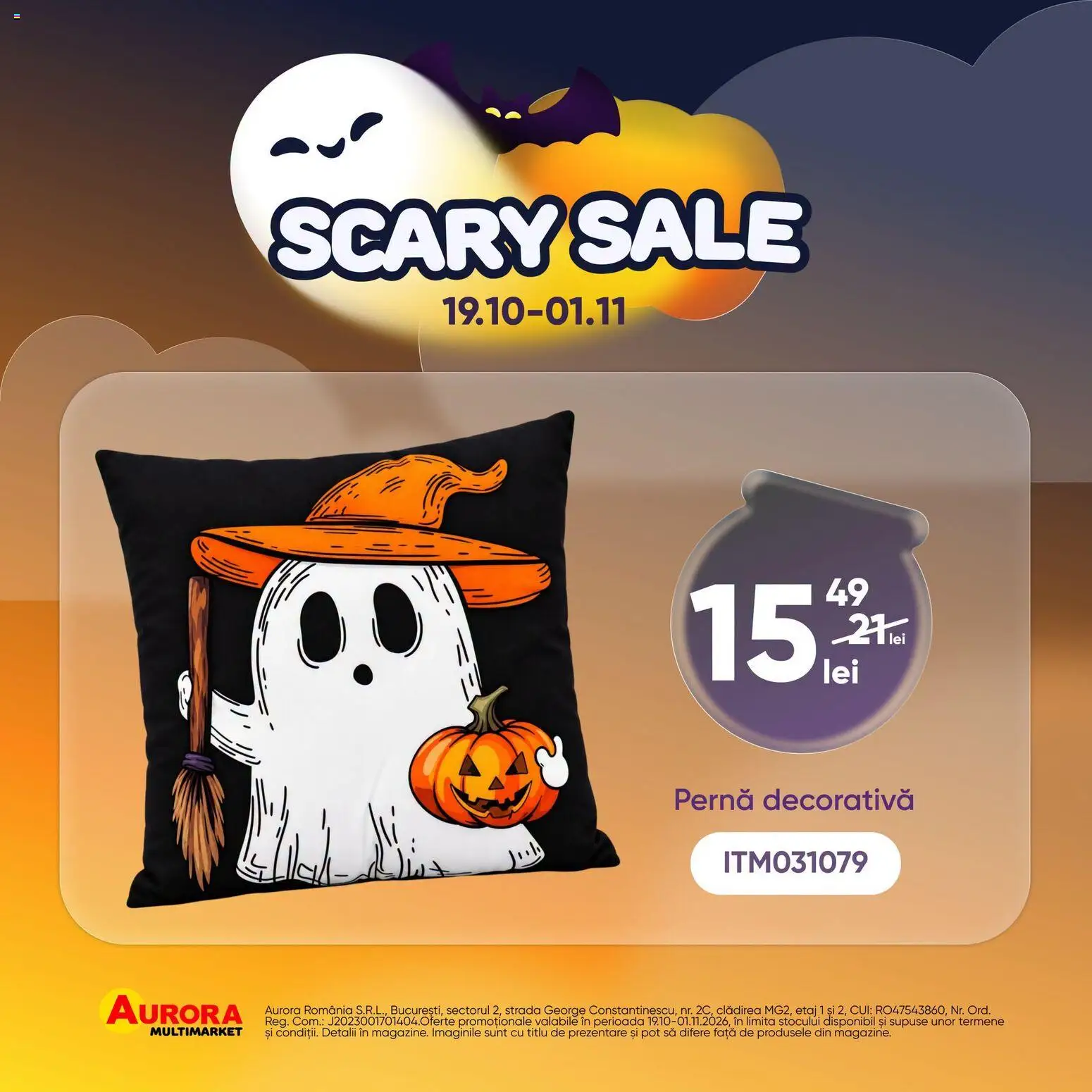 Aurora Multimarket Scary Sale Catalog in România
