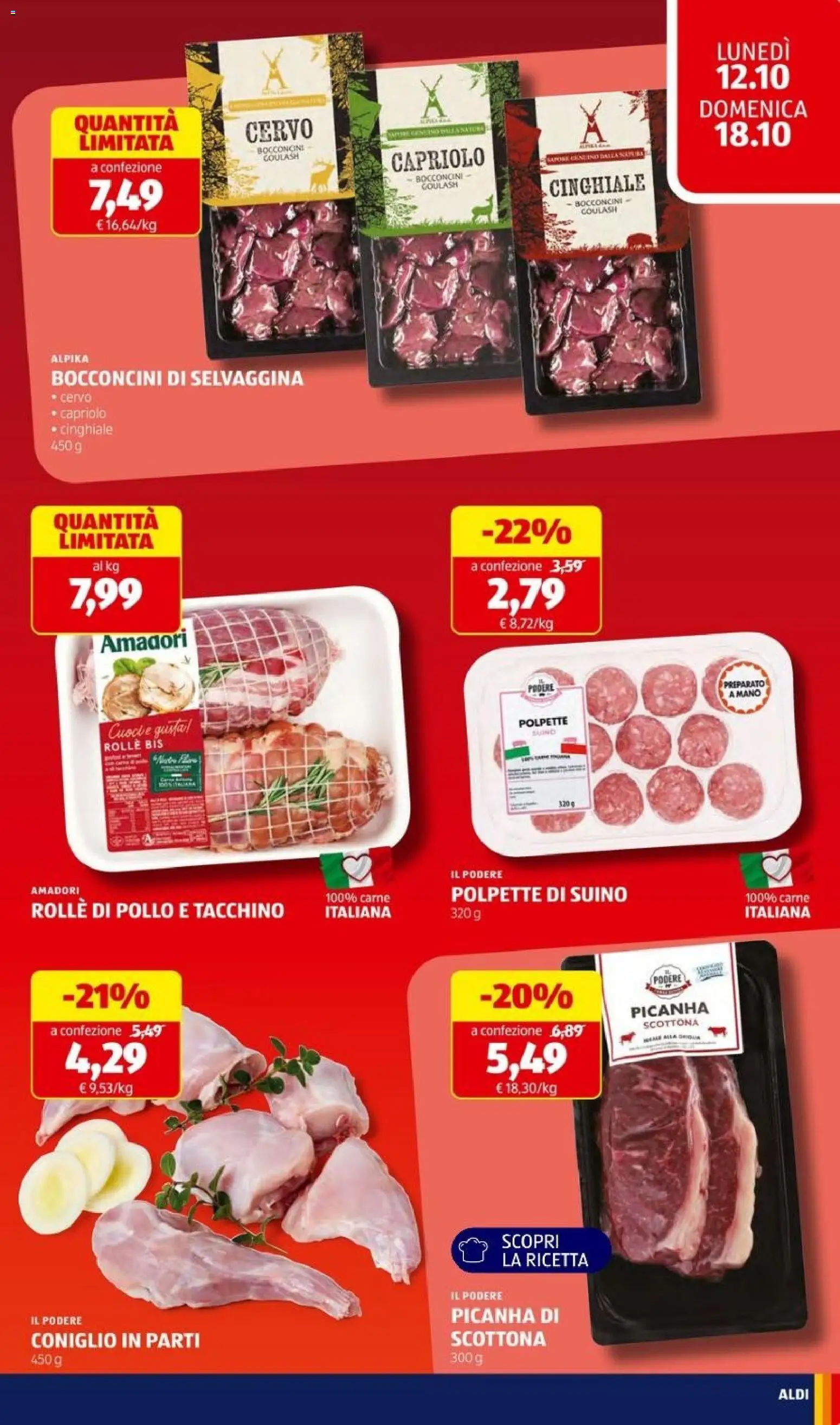 Aldi volantino Volantino in Italy