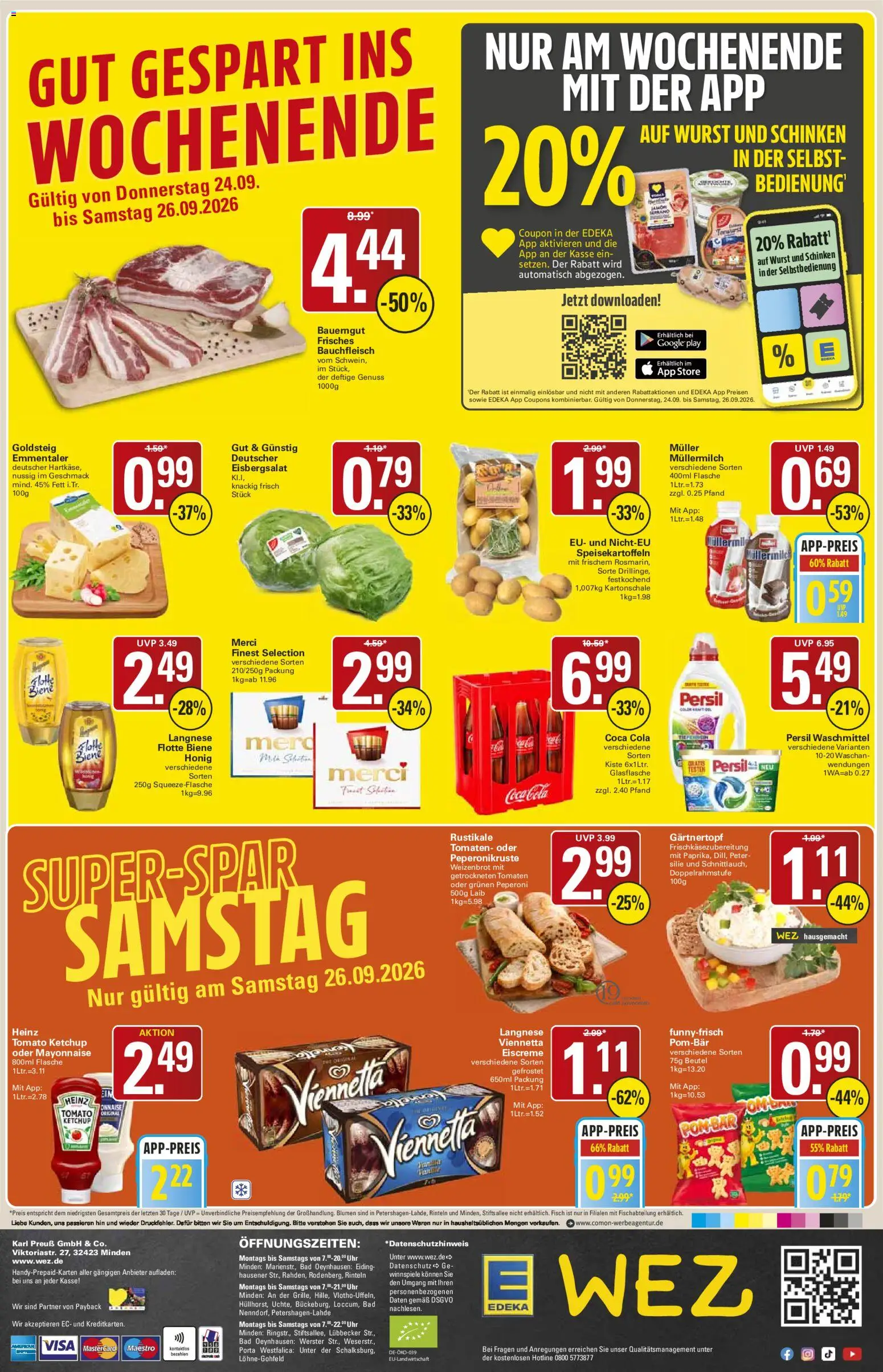 WEZ Prospekt Prospekt in Deutschland