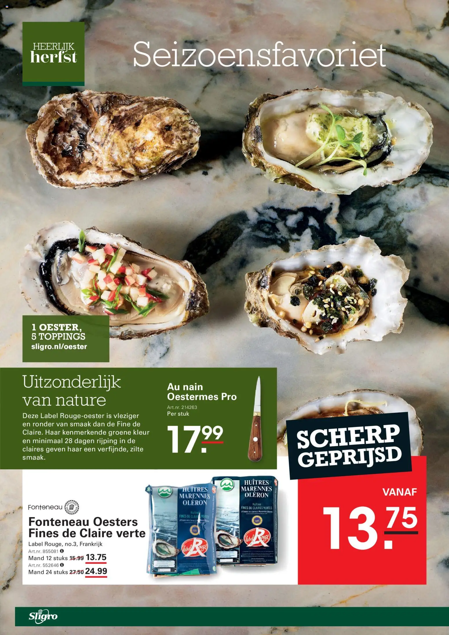Sligro folder Folder in België
