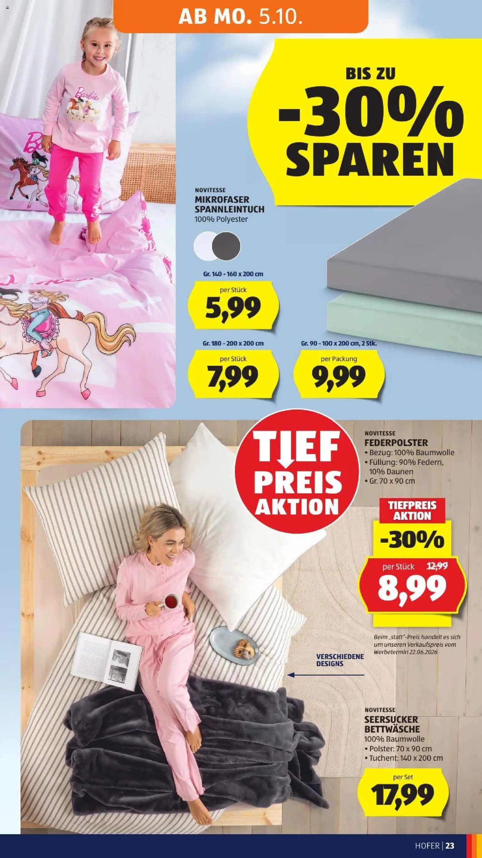 Hofer AT akciós újság Akciós újság in Magyarország