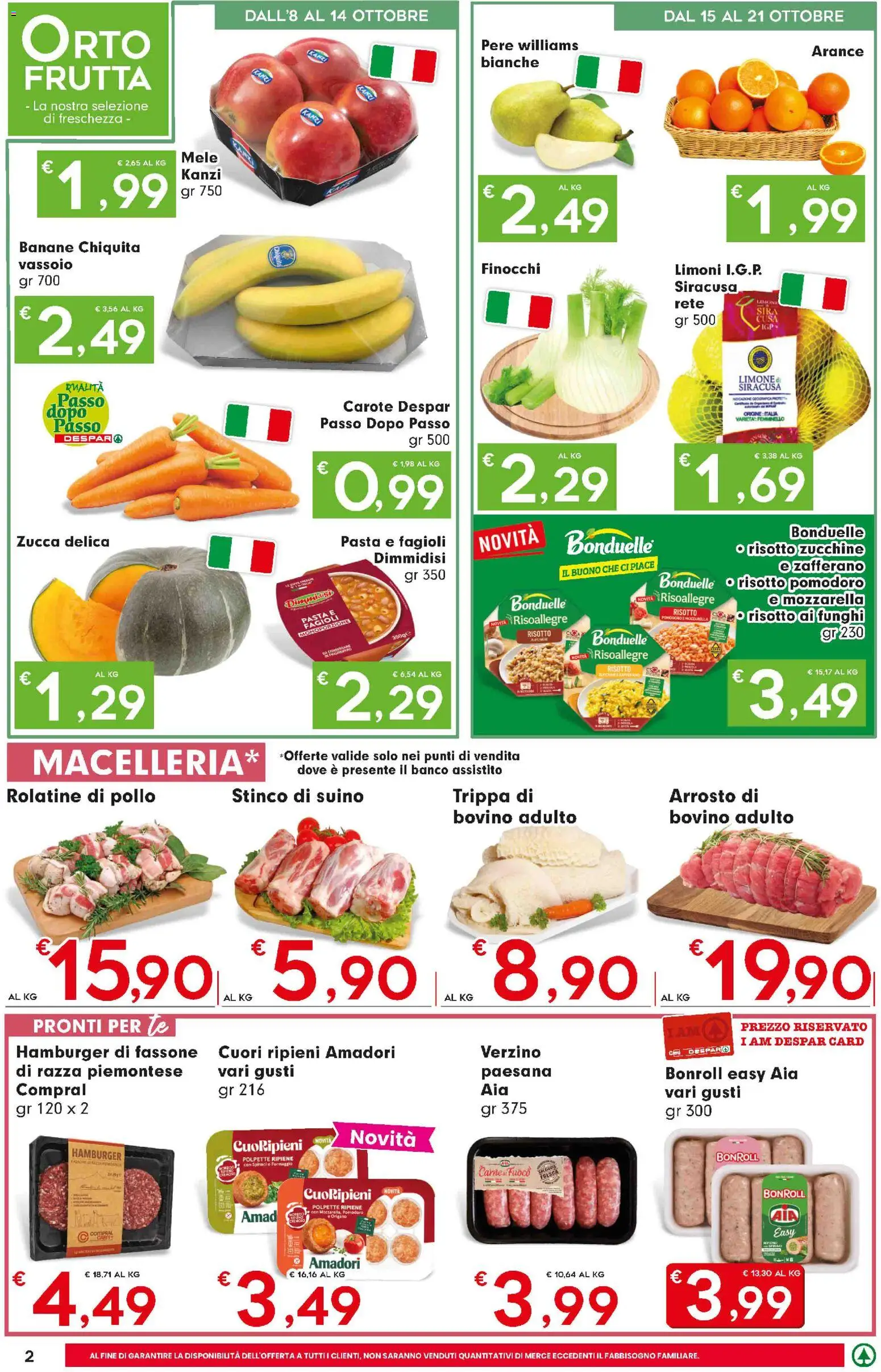 Despar volantino Volantino in Italy