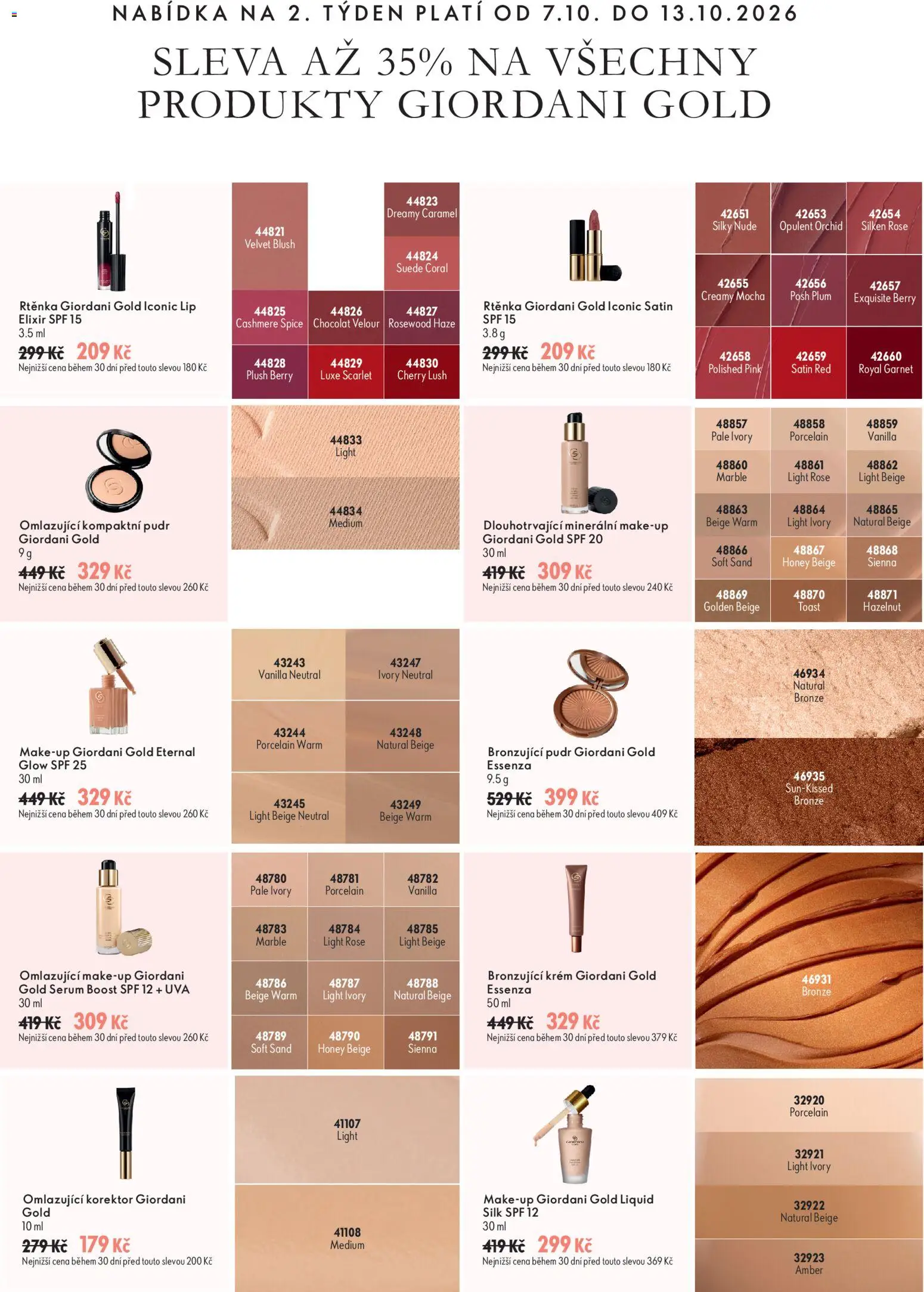Oriflame katalog č. 14/2026 Leták in Česko