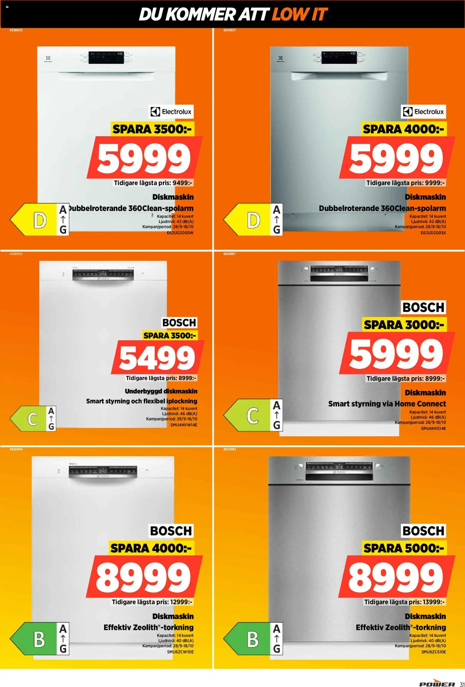 Power erbjudanden Reklamblad in Sverige