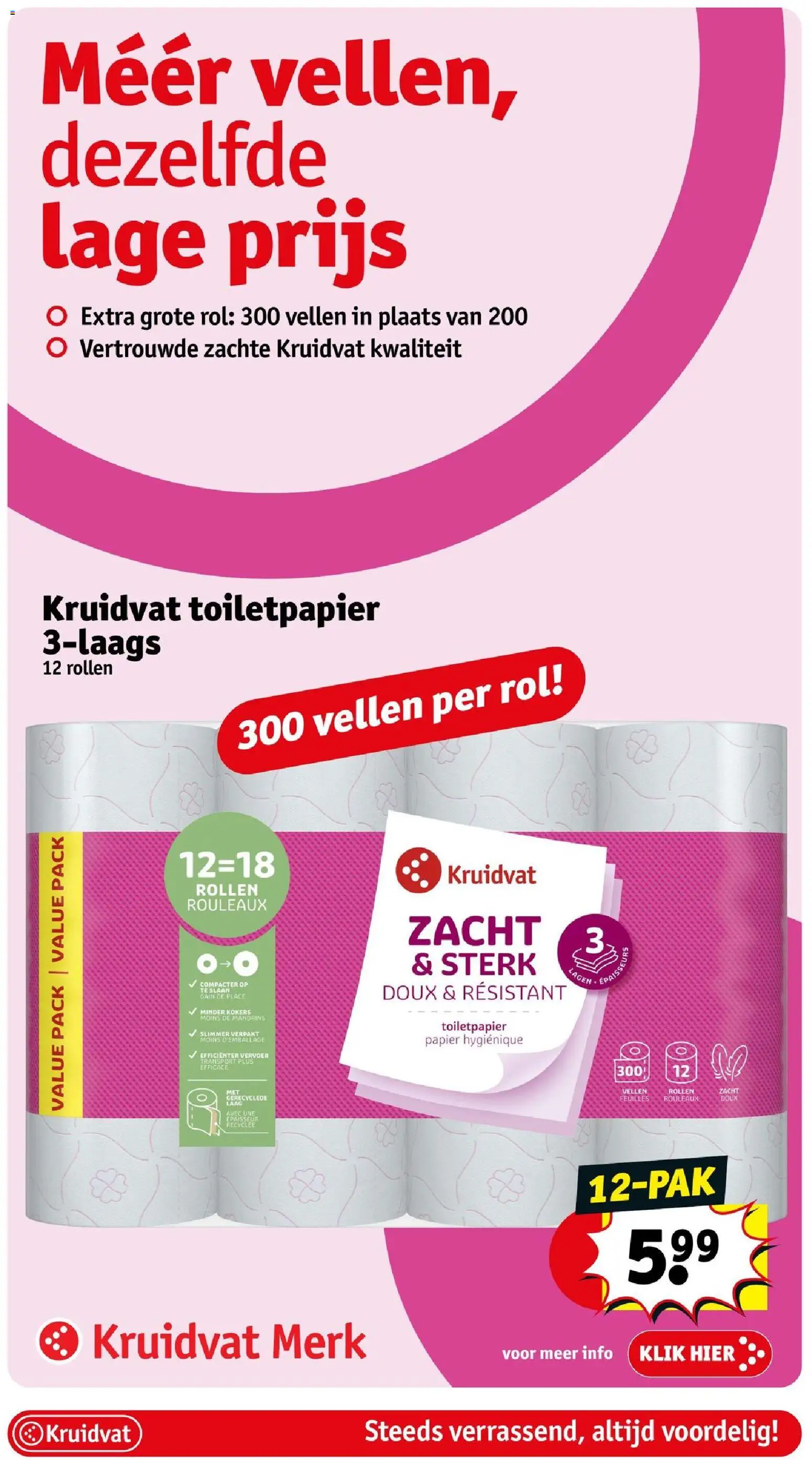Kruidvat folder Folder in België