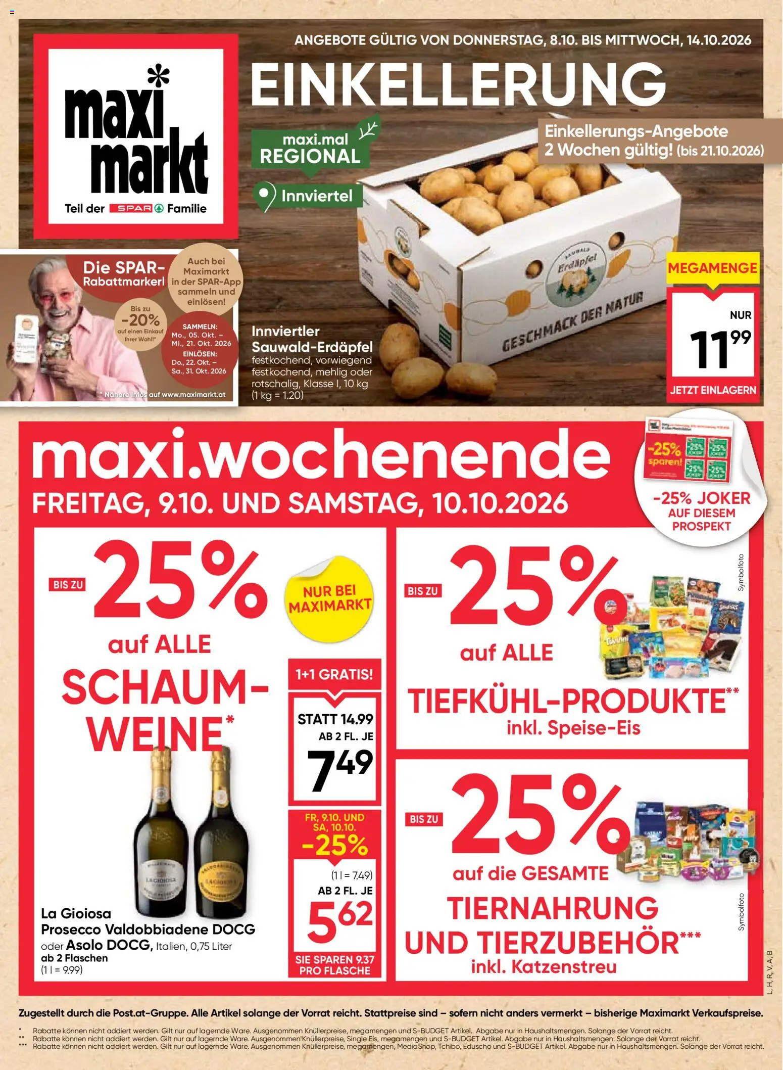 Maximarkt Flugblatt Flugblatt in Österreich