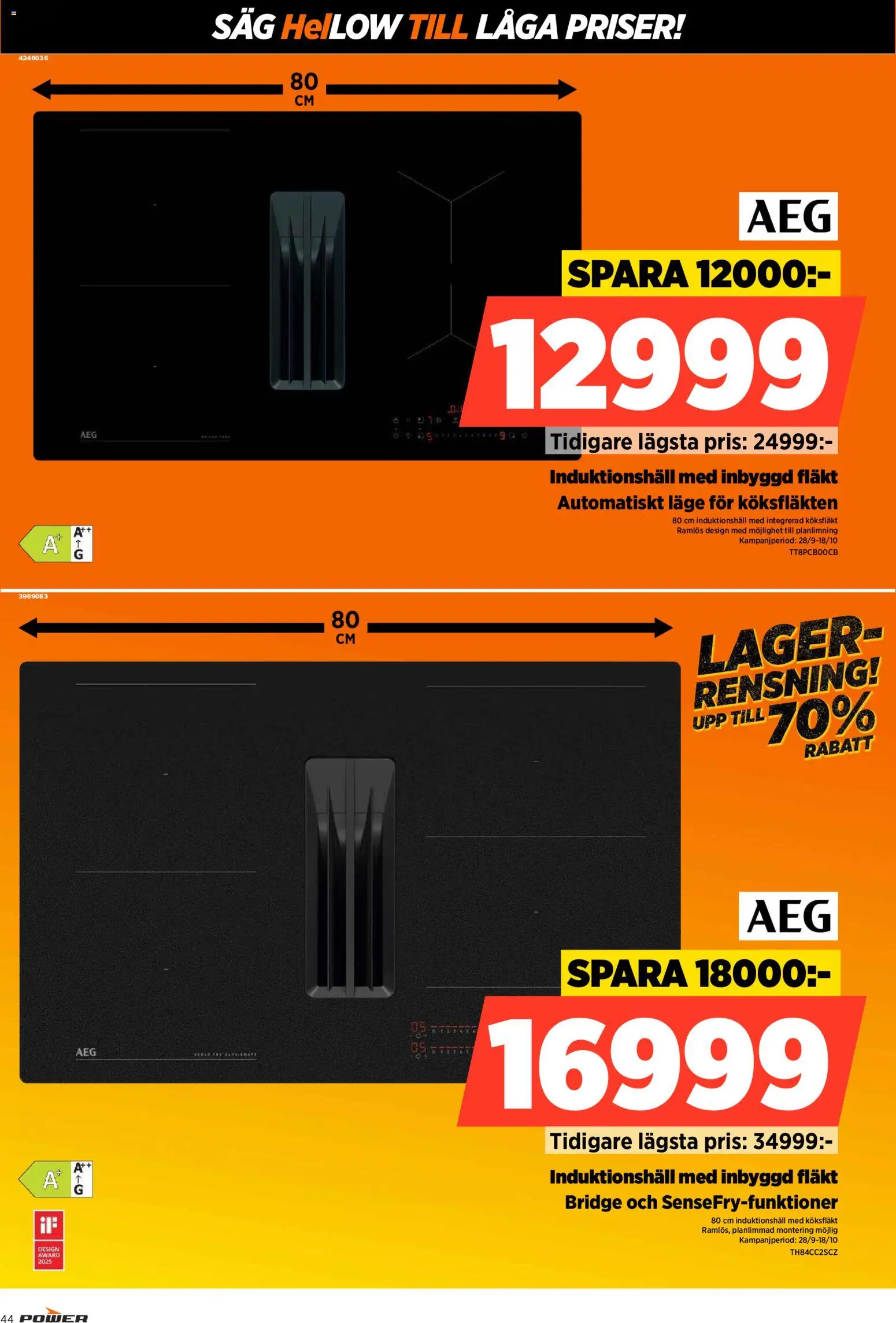 Power erbjudanden Reklamblad in Sverige