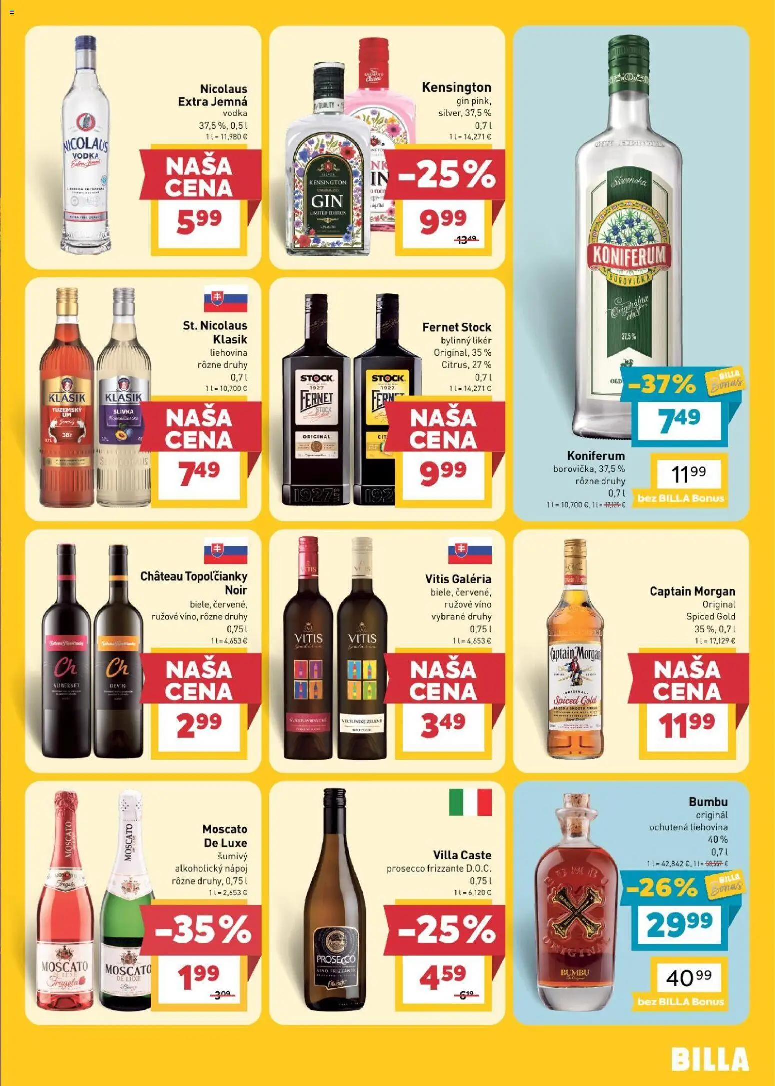 Billa leták Leták in Slovensko