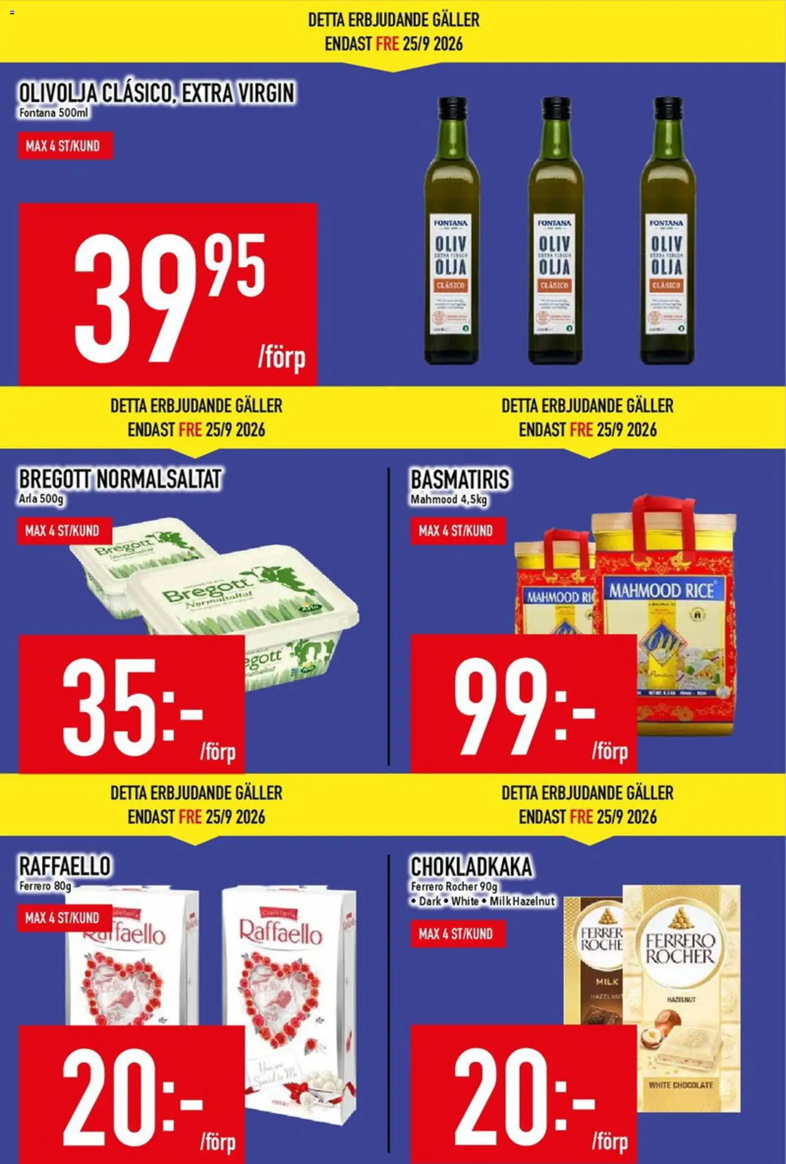 Matdax erbjudanden Reklamblad in Sverige