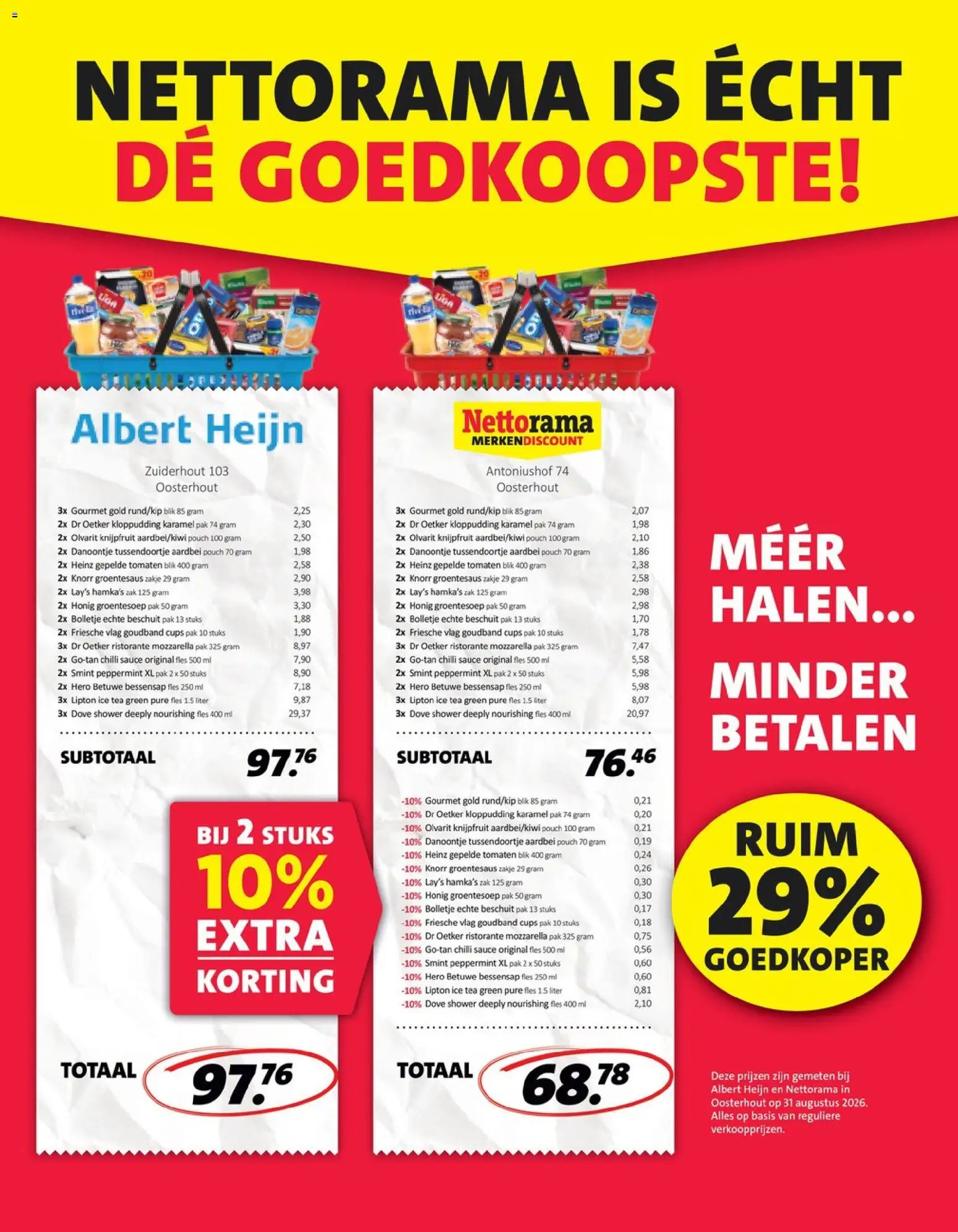 Nettorama folder Folder in Nederland