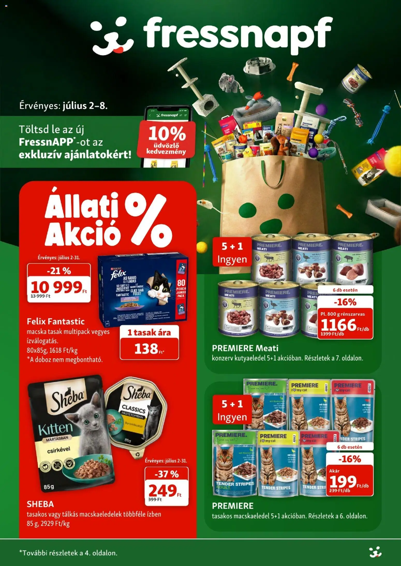 Fressnapf Akciós Újság 2026.07.02.-tól/töl - fantasztikus ajánlatokat! 🛍️ | Magyarország