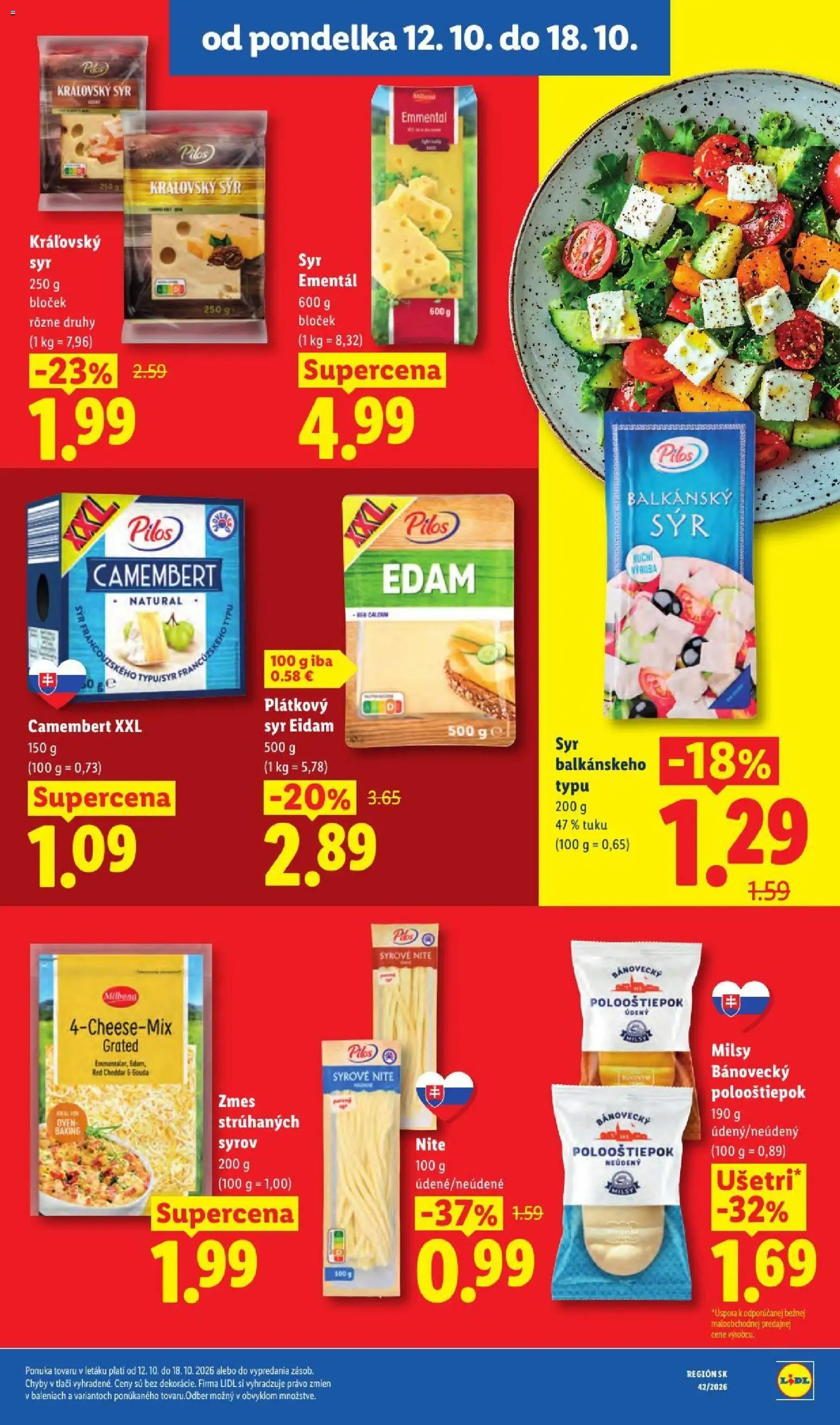 Lidl leták Leták in Slovensko