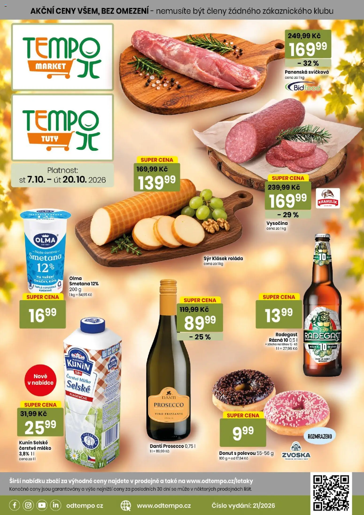 Tempo leták Leták in Česko