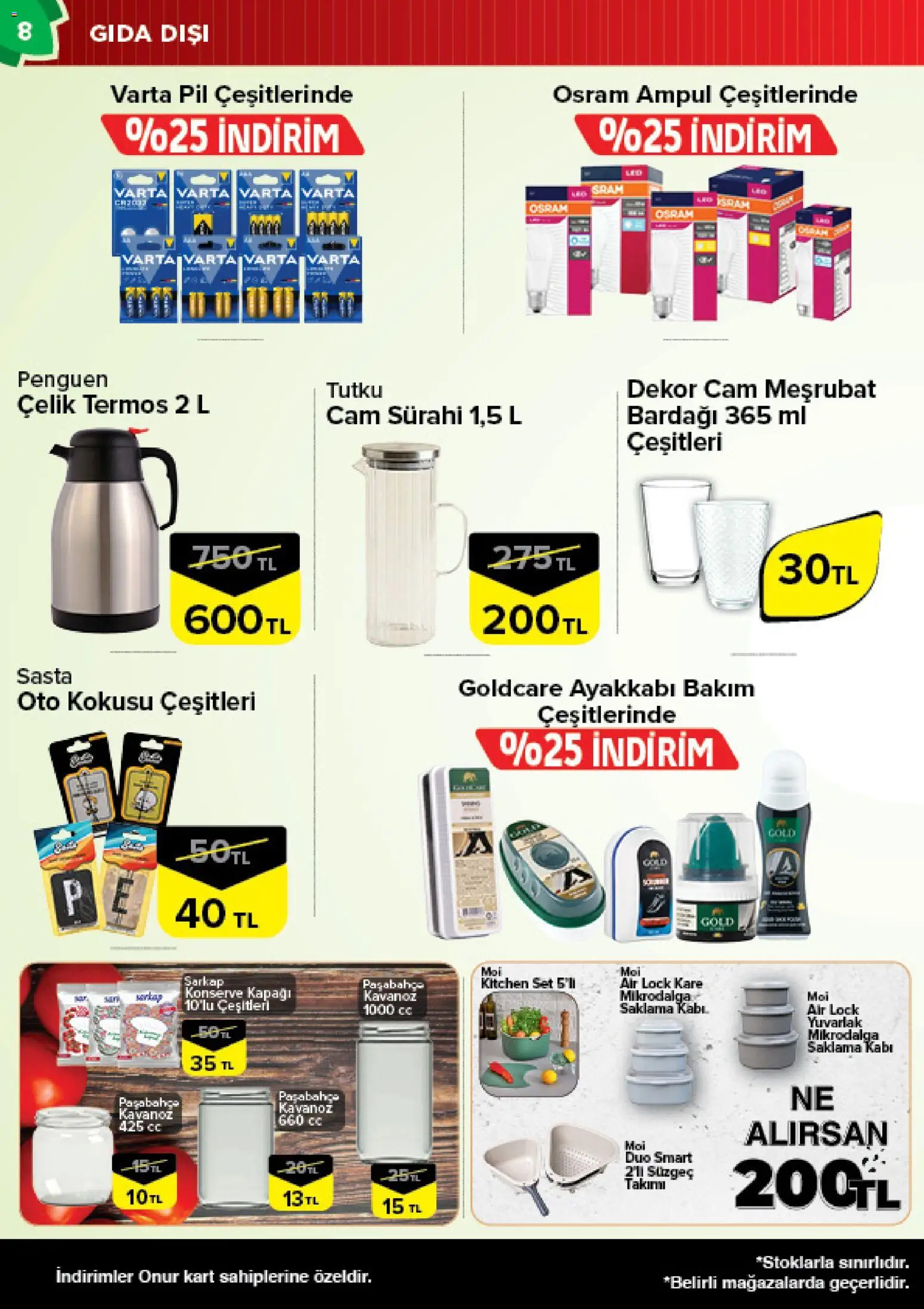 Onur Market Katalog Katalog in Türkiye