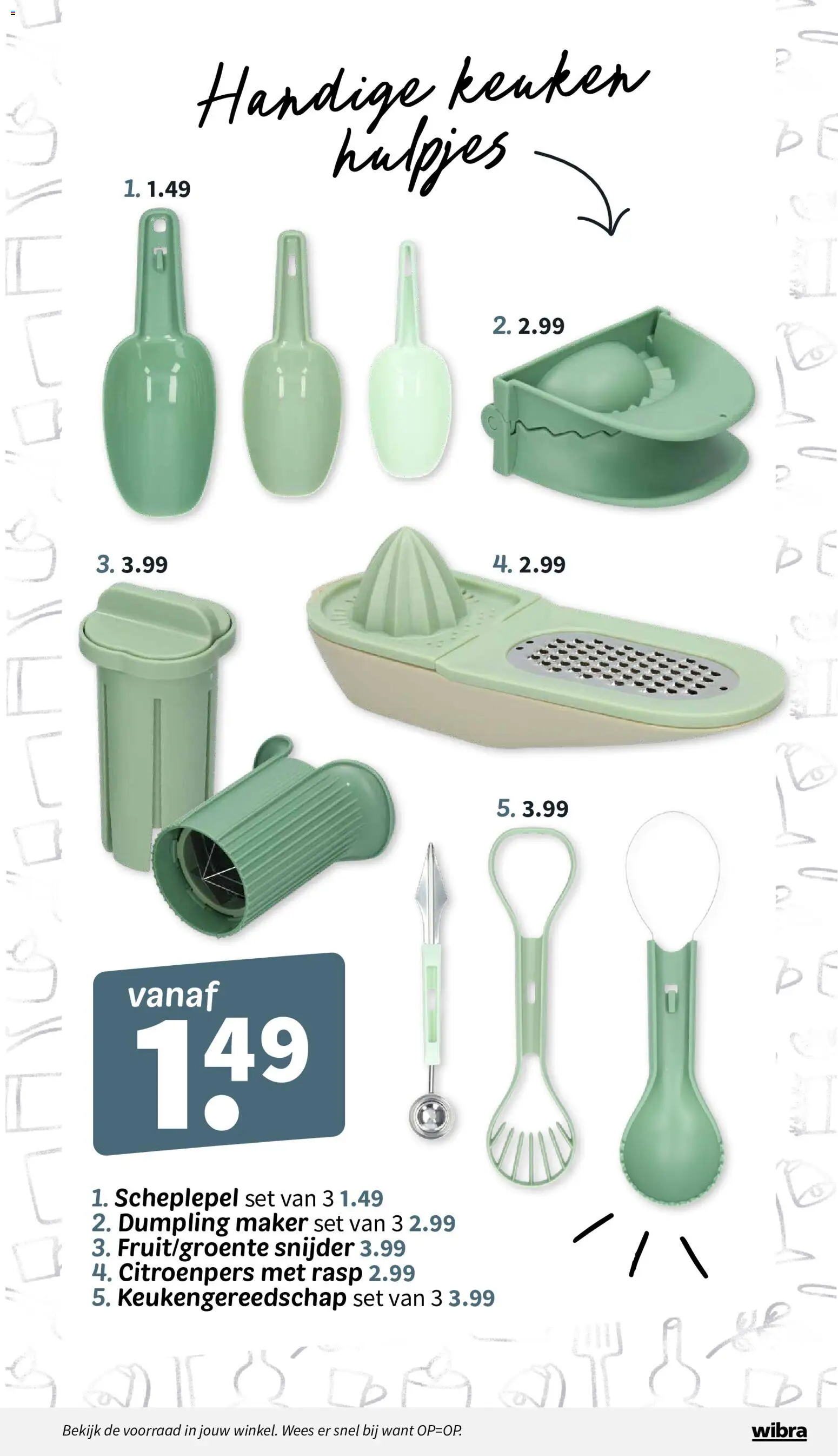 Wibra folder Folder in België