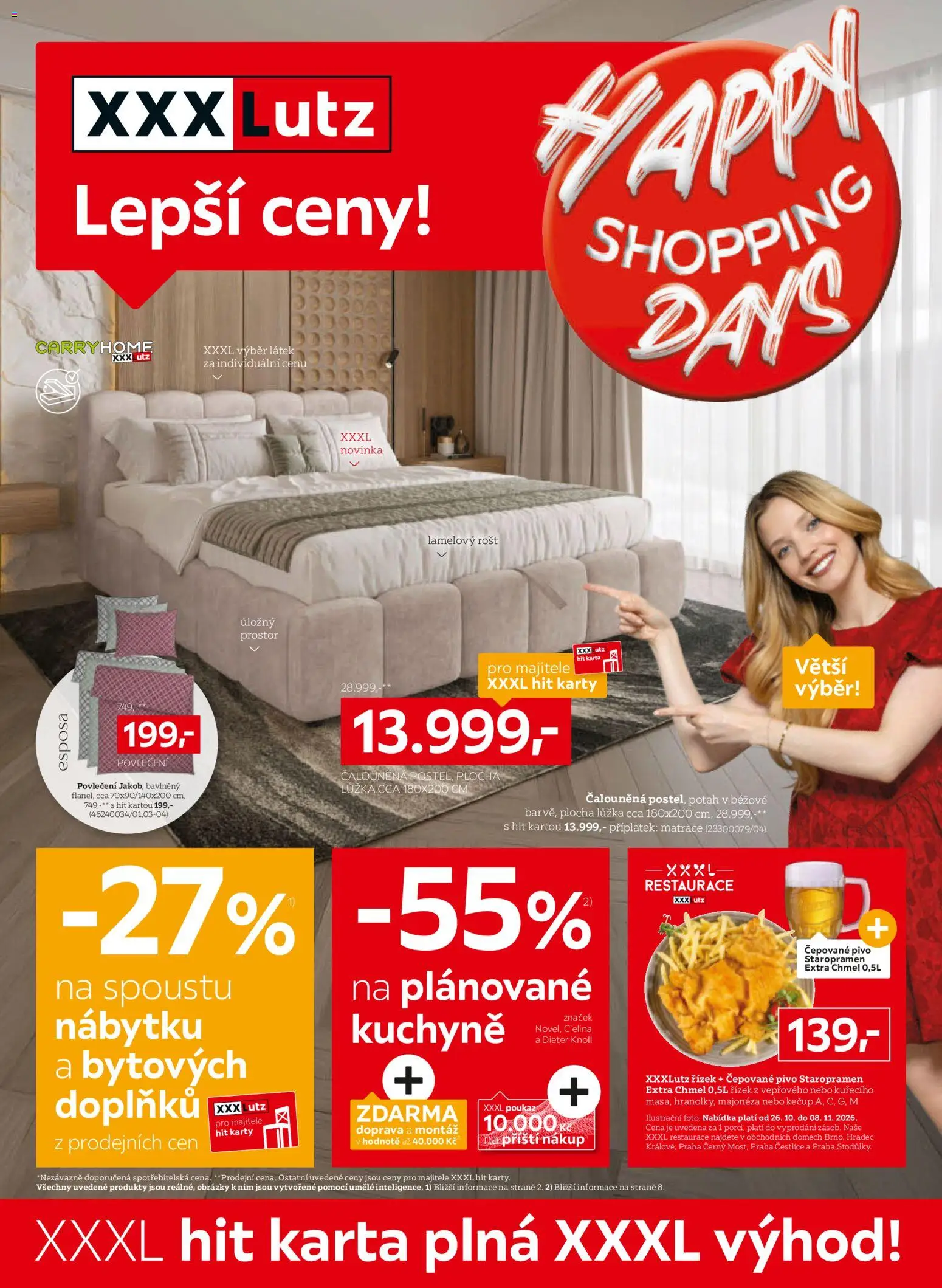XXXLutz leták Leták in Česko