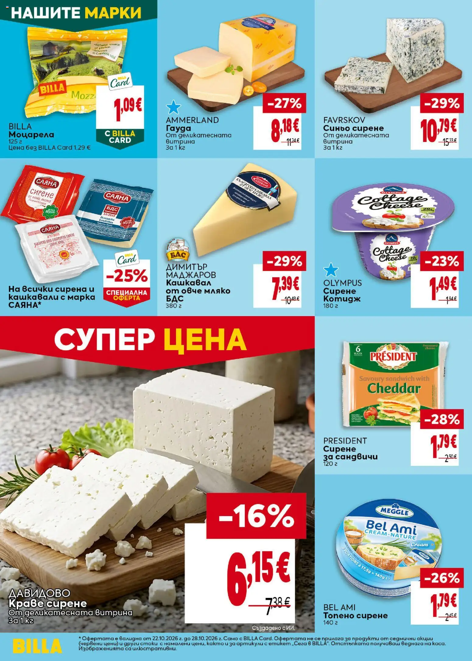 Билла Cедмична брошура Брошура in България