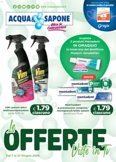 Acqua e Sapone Acqua e Sapone volantino