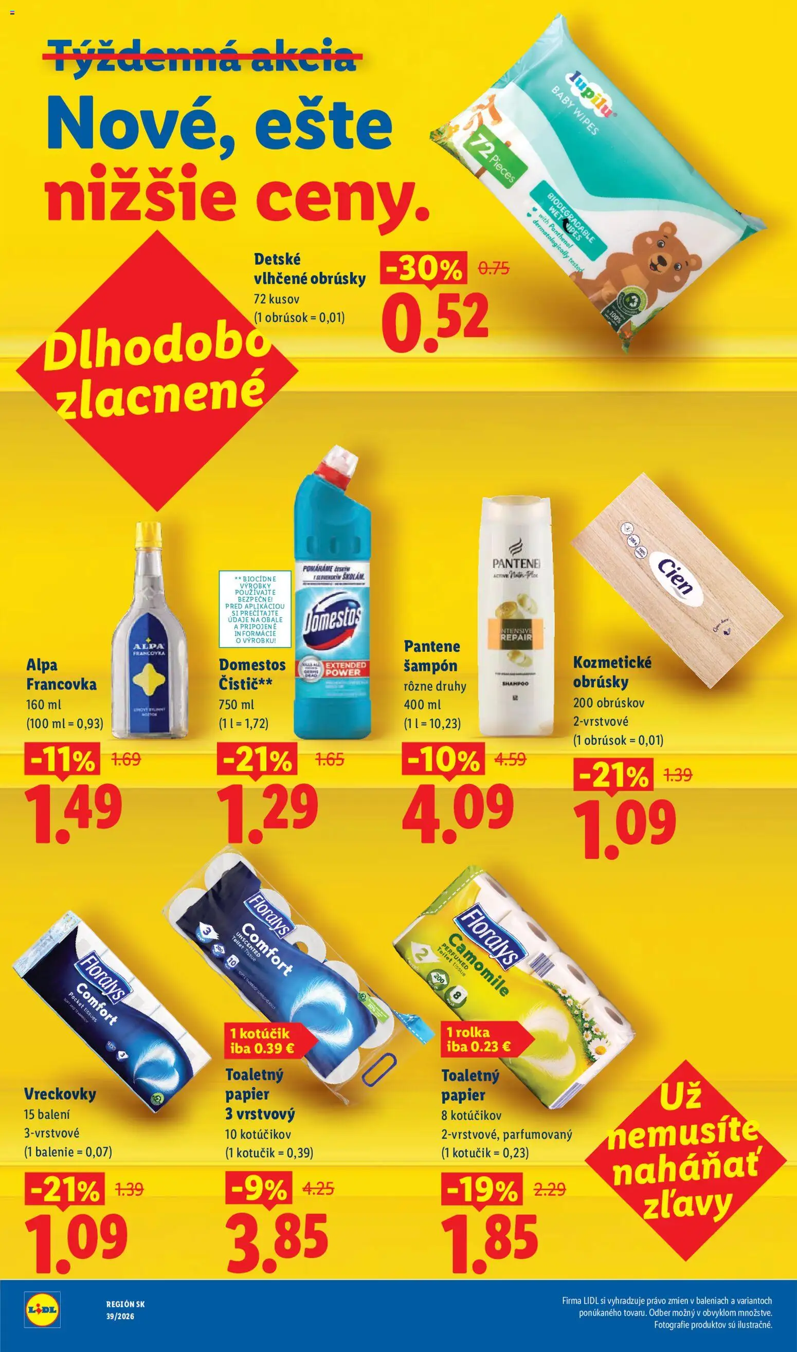 Lidl leták Leták in Slovensko