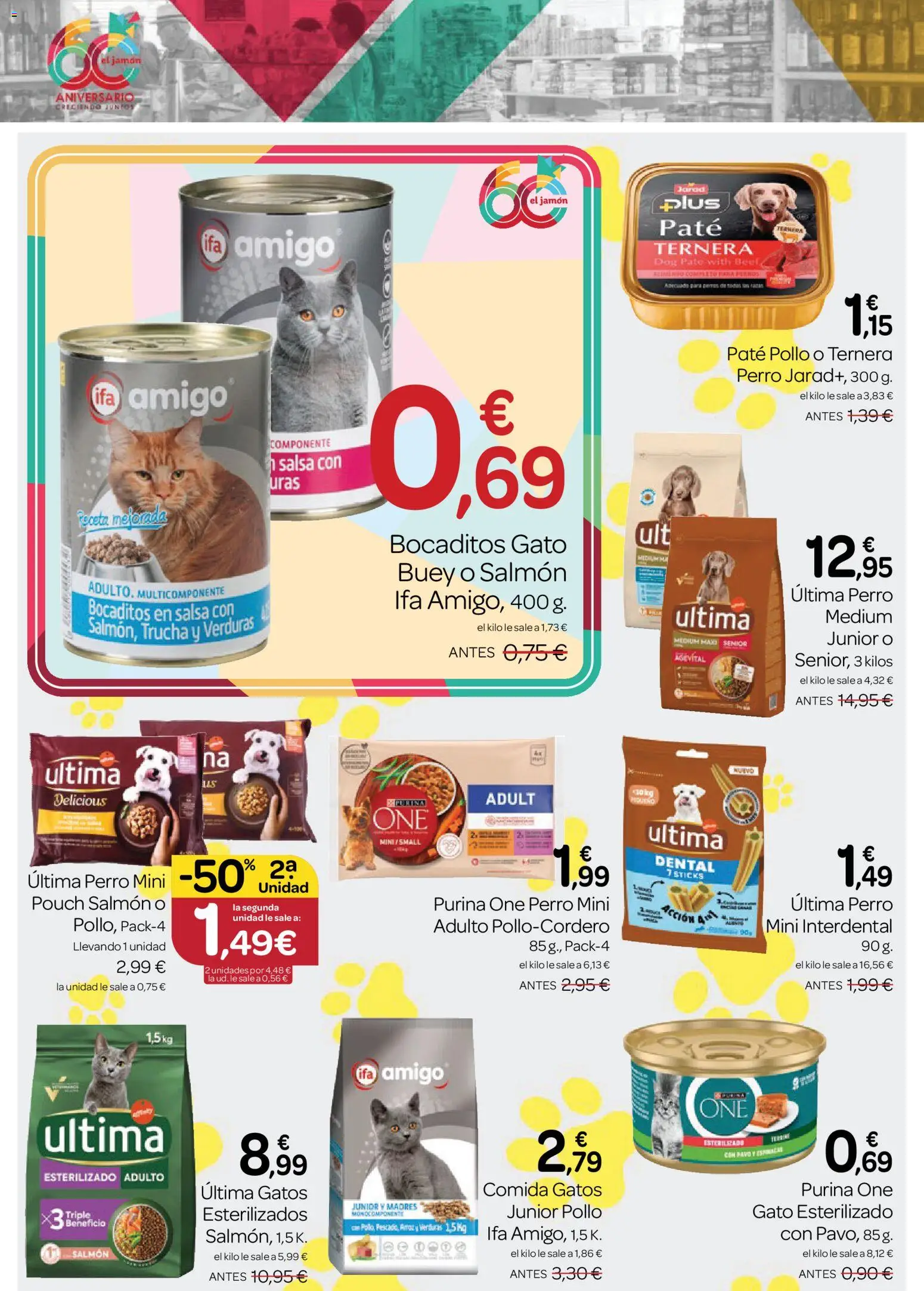 Supermercados El Jamón folleto Folleto in España