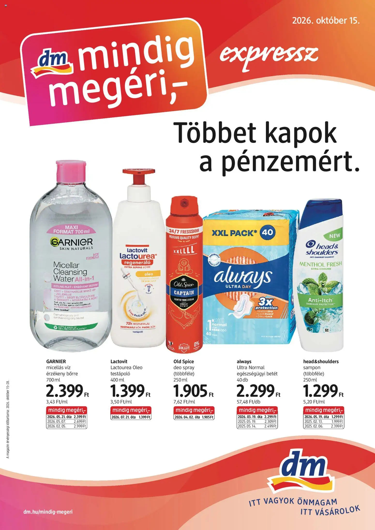 DM Drogerie Markt akciós újság Akciós újság in Magyarország